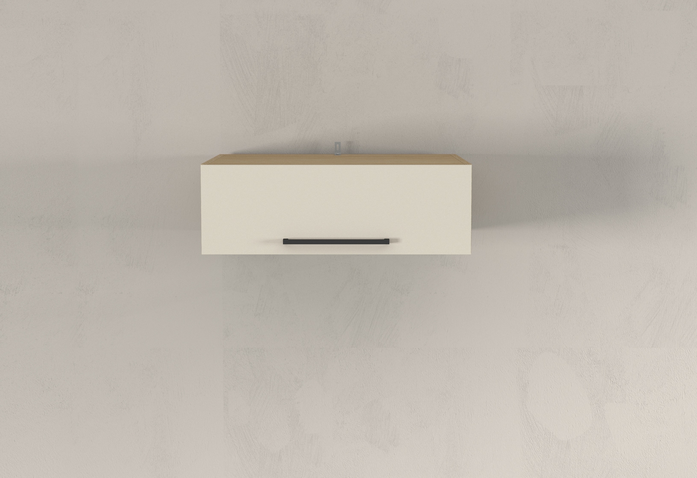 KOCHSTATION Aufsatzschrank »Luna, Hängeschrank, Küchenhängeschrank, Made in Italy« B/T/H: 60×60×20 cm, zusätzlicher Stauraum über der Arbeitsfläche