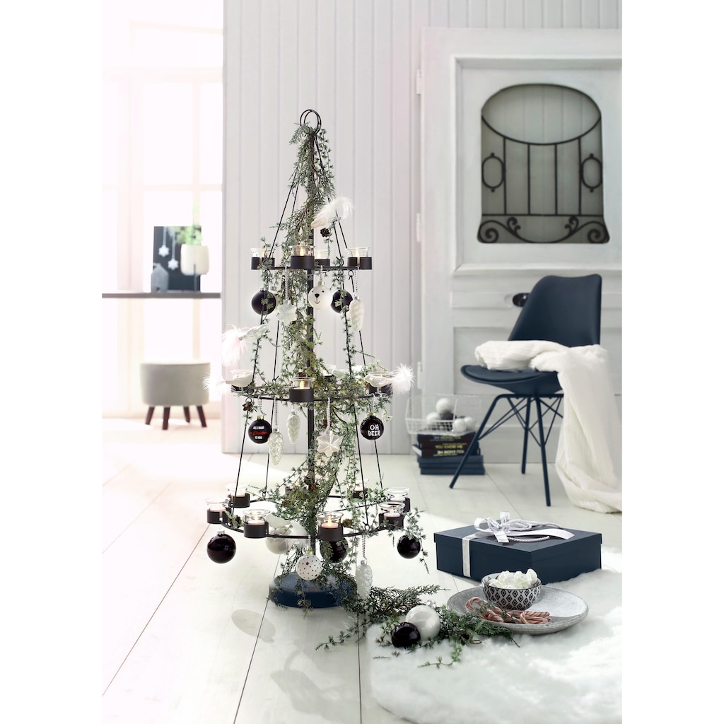 Home affaire Teelichthalter »Christbaum, Weihnachtsdeko«, Höhe 120 cm