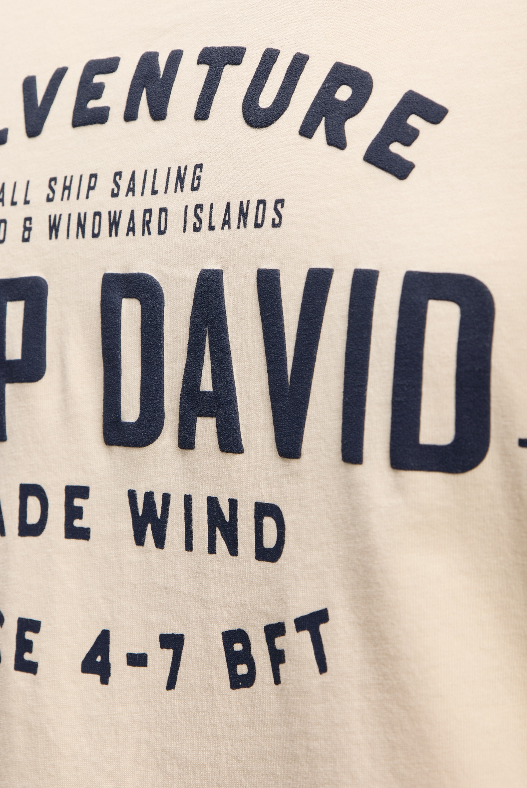 CAMP DAVID Rundhalsshirt aus Baumwolle