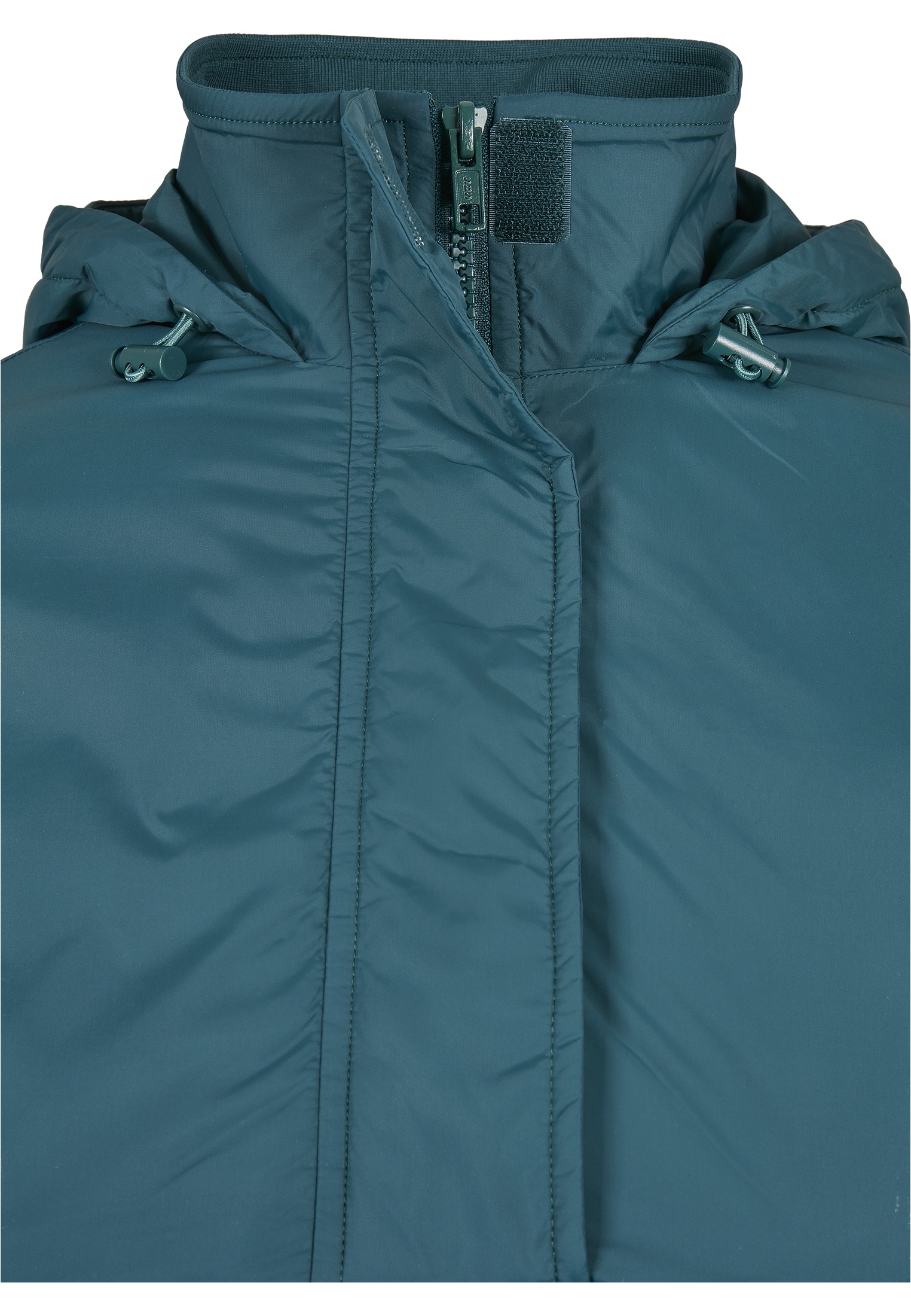 URBAN CLASSICS Outdoorjacke »Frauen für mit | St.), Over Kapuze Ladies bestellen (1 Jacket«, Pull Panel BAUR Padded