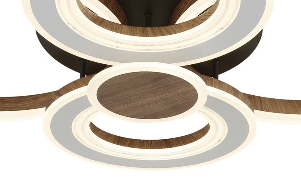 NOWA Deckenleuchte »MARA« LED-Modul 1 Stk. CCT, Fernbedienung, Nachtlicht, Memory, dimmbar