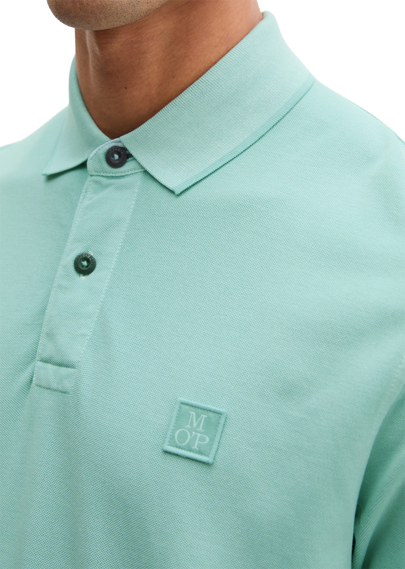 Marc O'Polo Poloshirt weiches Tragegefühl, regular Fit, Logopatch auf der Brust