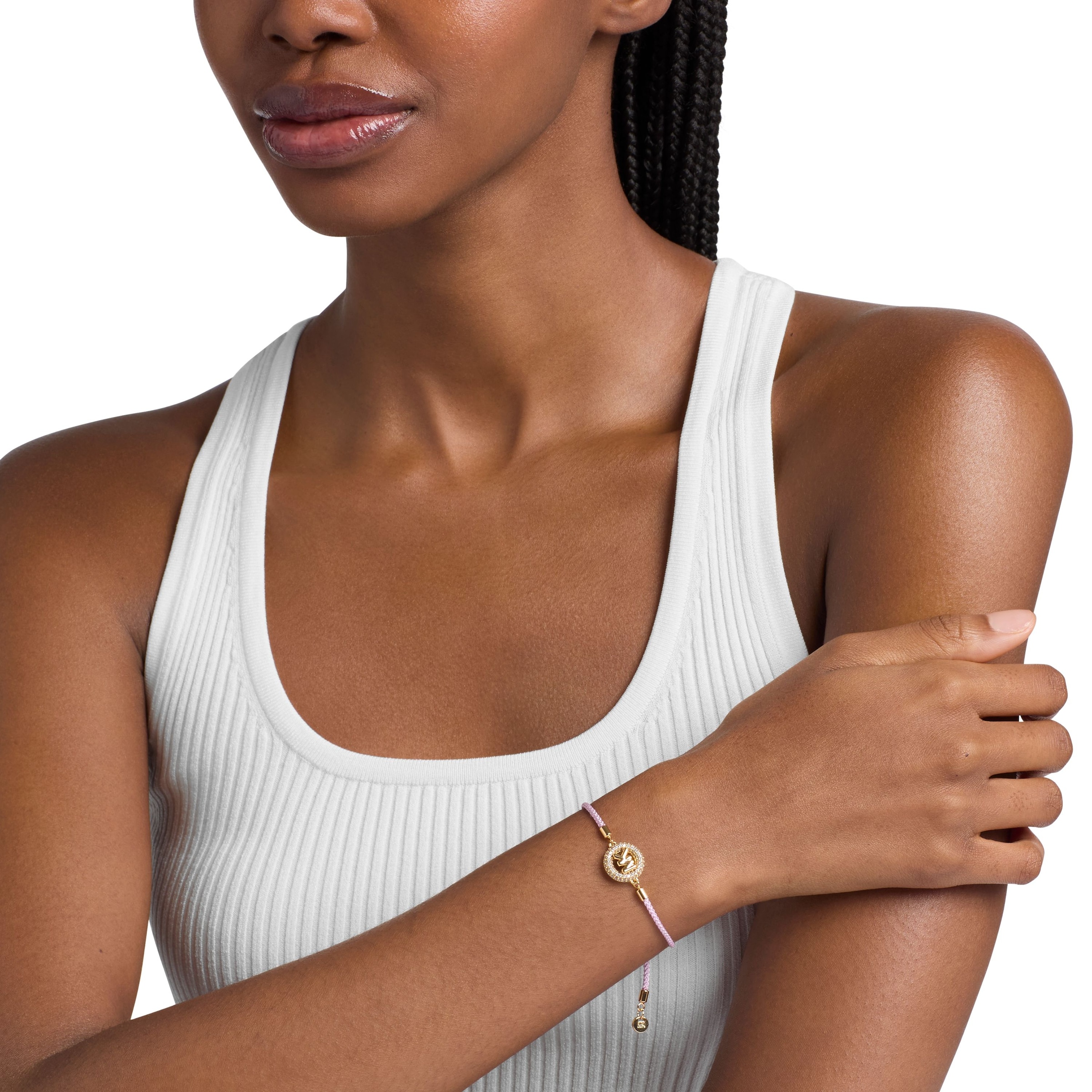MICHAEL KORS Armband »Schmuck Geschenk Metall Kordel Nylon Armschmuck Premium« mit Zirkonia (synth.)