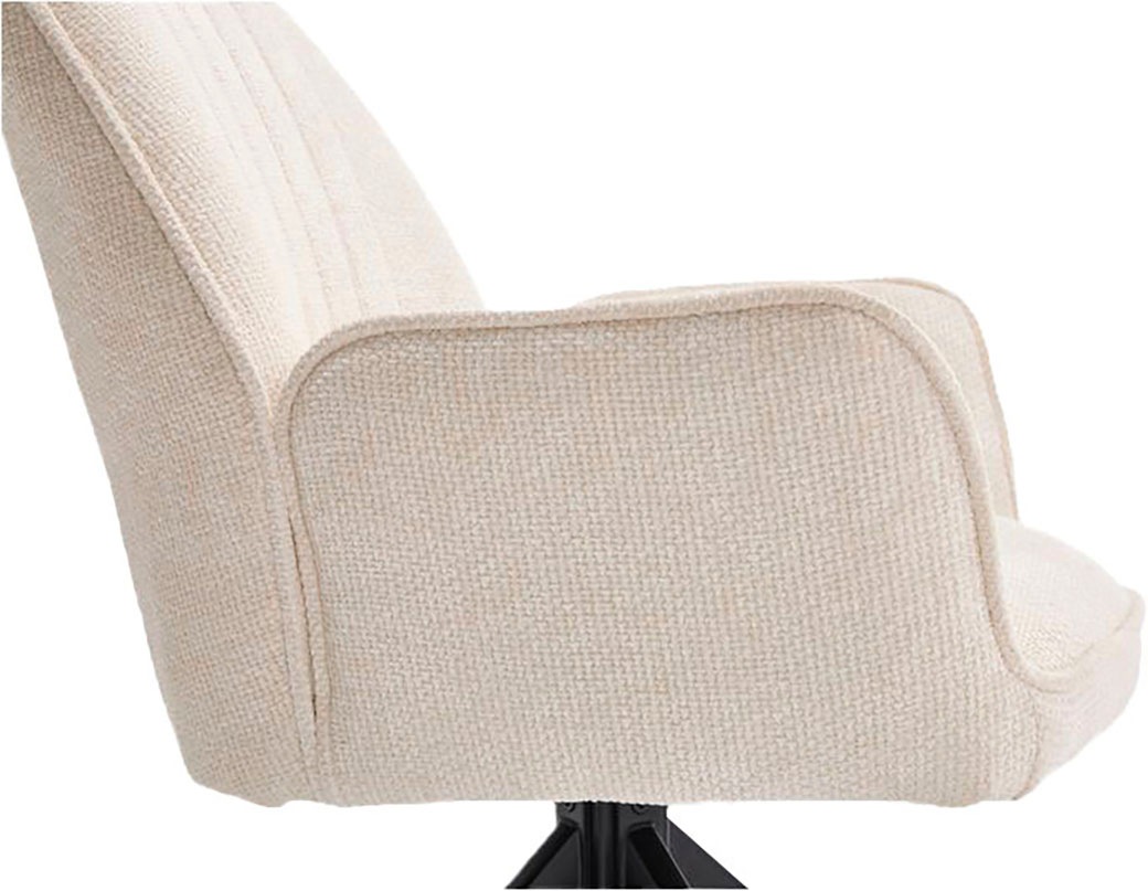 Home affaire Drehstuhl "Campanet" () 2 Bouclé moderner Drehstuhl mit gepols günstig online kaufen