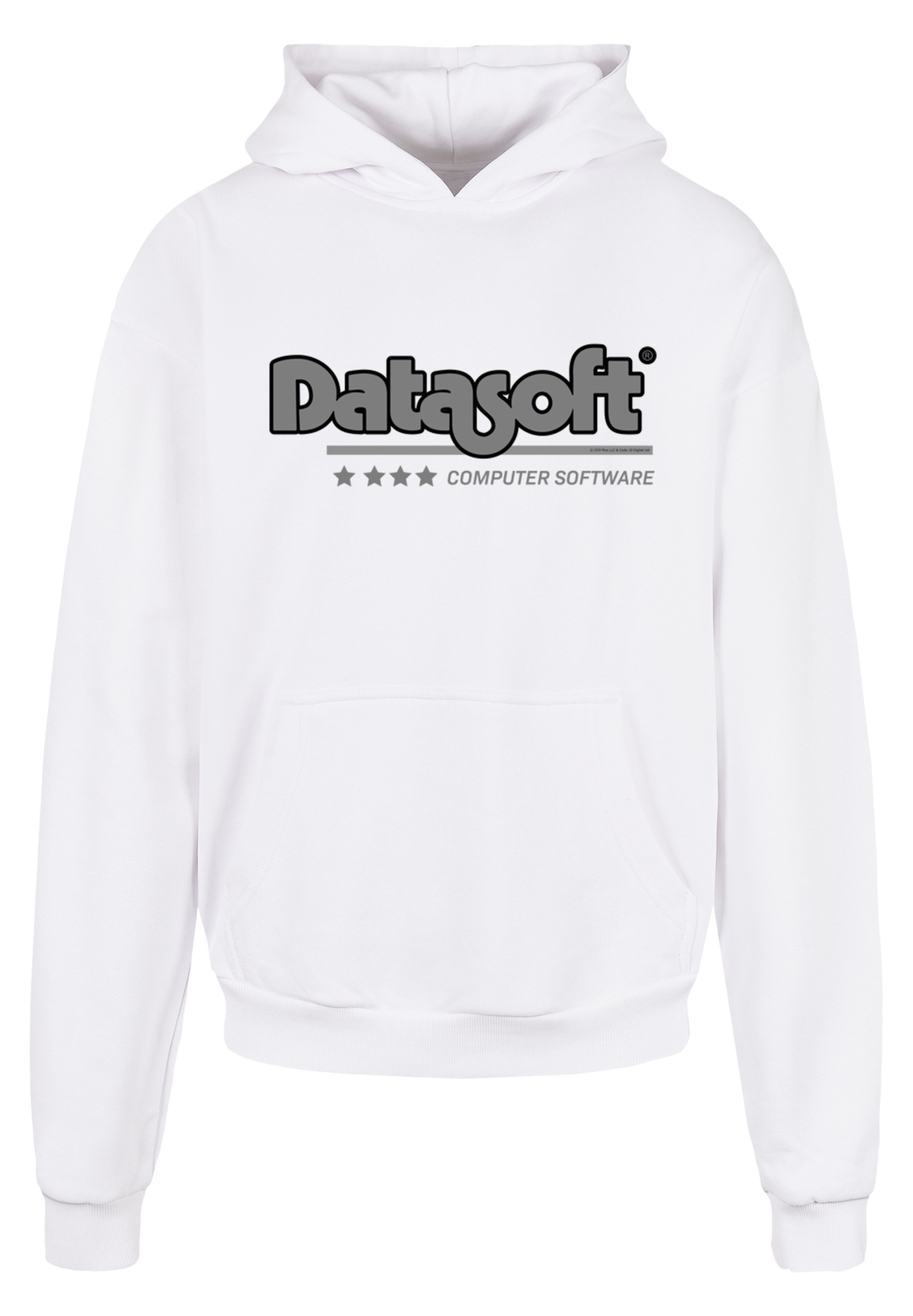 F4NT4STIC Kapuzenpullover "DATASOFT Logo schwarz SEVENSQUARED", Print günstig online kaufen