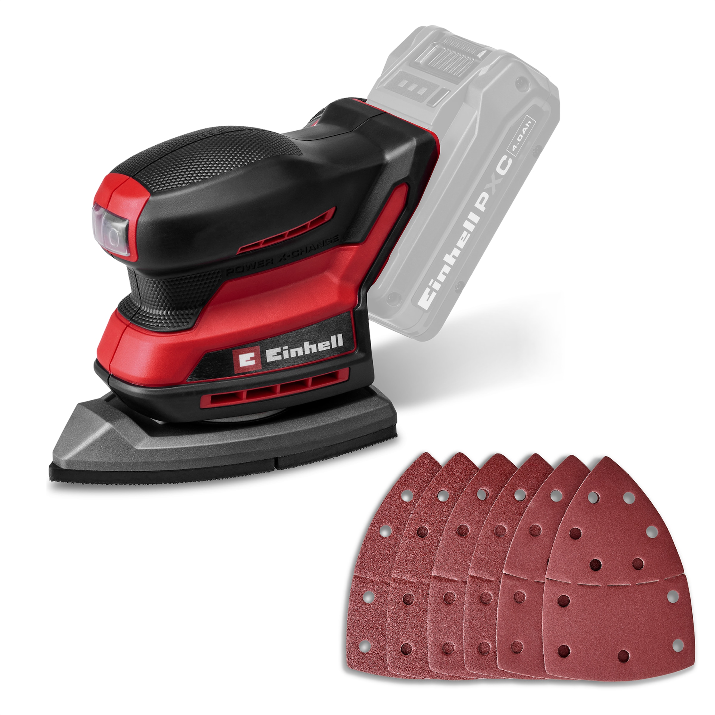 Einhell Akku-Multischleifer "TE-OS 18/150-2 Li - Solo" ohne Akku und Ladegerät