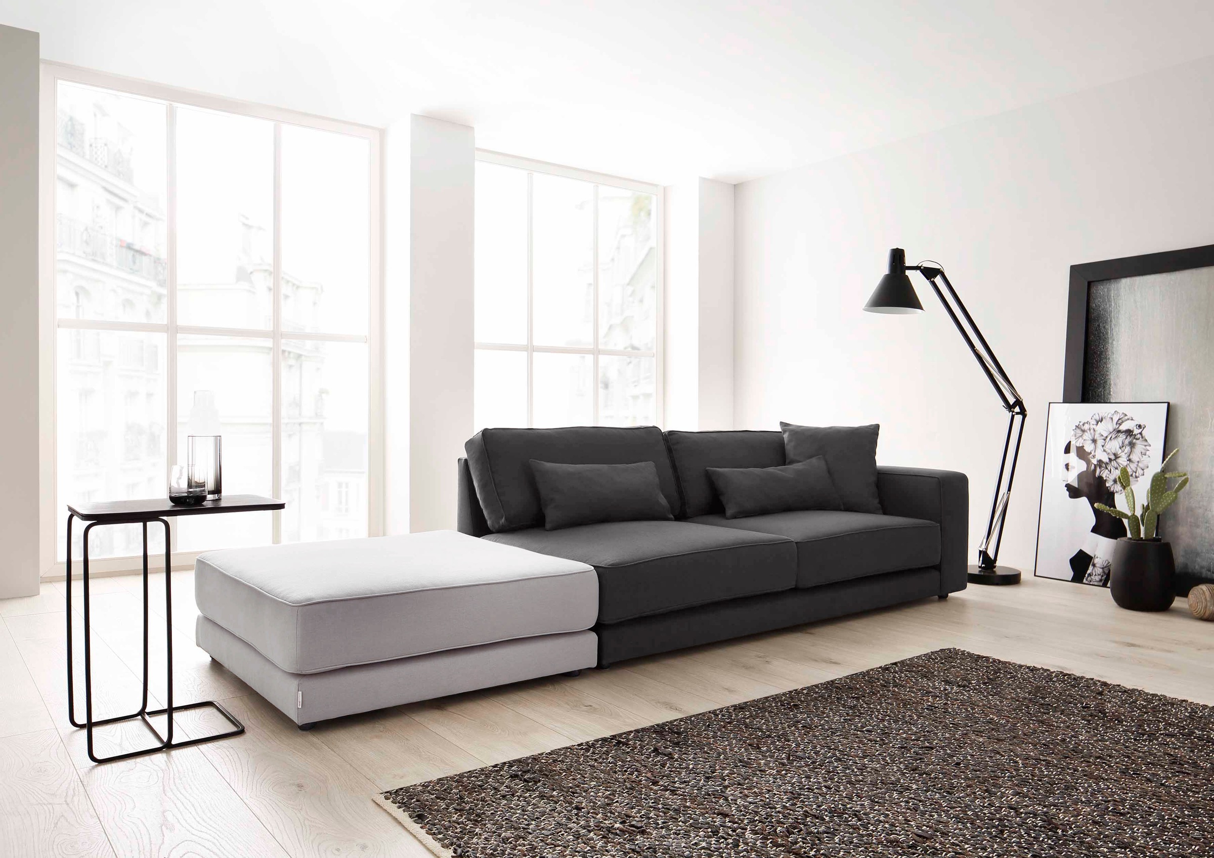 OTTO products Ecksofa "Grenette", frei oder als Teil des Modulsofas, Baumwo günstig online kaufen