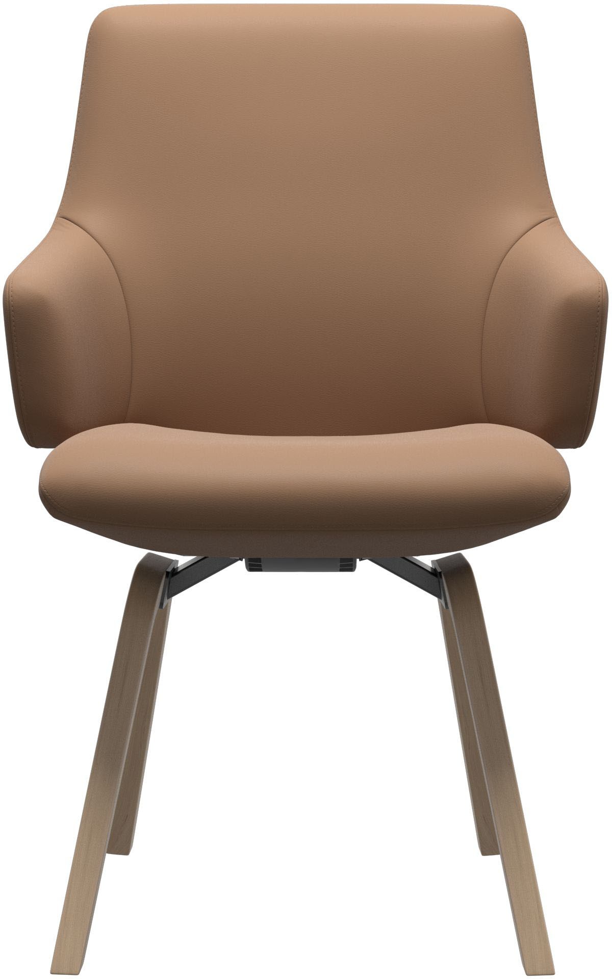 Stressless® Polsterstuhl »Laurel«, Leder BATICK, Low Back mit Armlehne, Größe L, mit schräggestellten Beinen in Eiche
