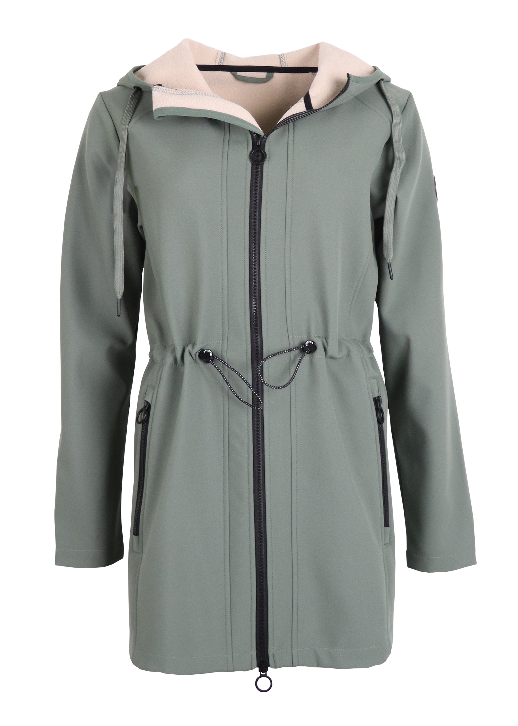 STOOKER WOMEN Softshelljacke »JASMIN Outdoor Jacke«, Outdoor Jacke JASMIN Mit Kapuze Mit Tunnelzug für Damen