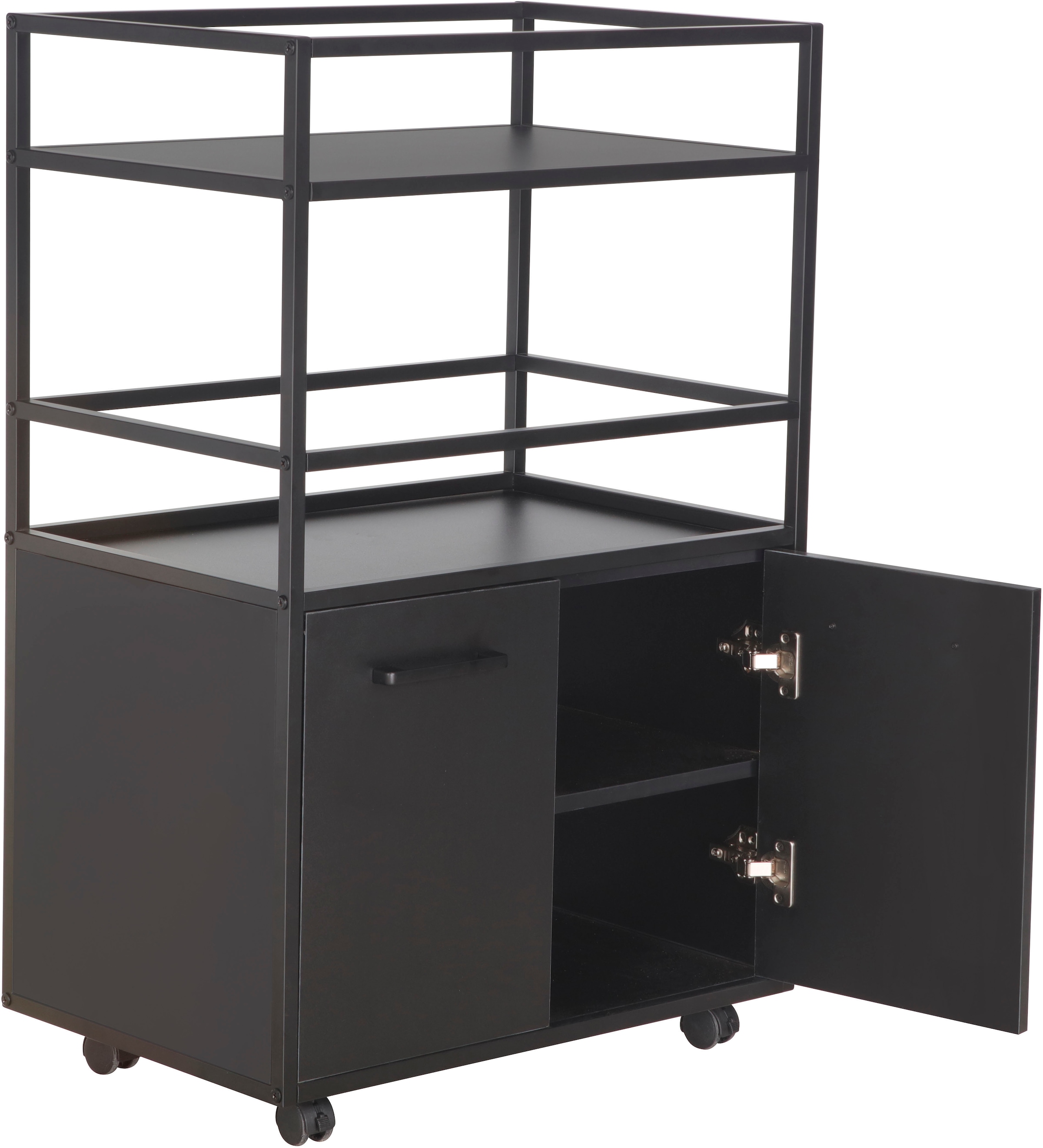 Home affaire Barschrank »Perth« 1 Stk. tlg. Barschrank mit 2 Türen & offenem Fach - (B/T/H) 60/40/94 cm
