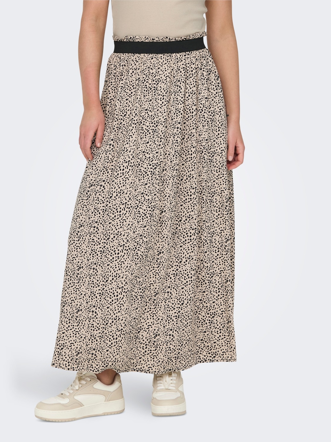 ONLY Maxirock "ONLVENEDIG AOP LIFE LONG SKIRT" Viskose, wadenlang günstig online kaufen