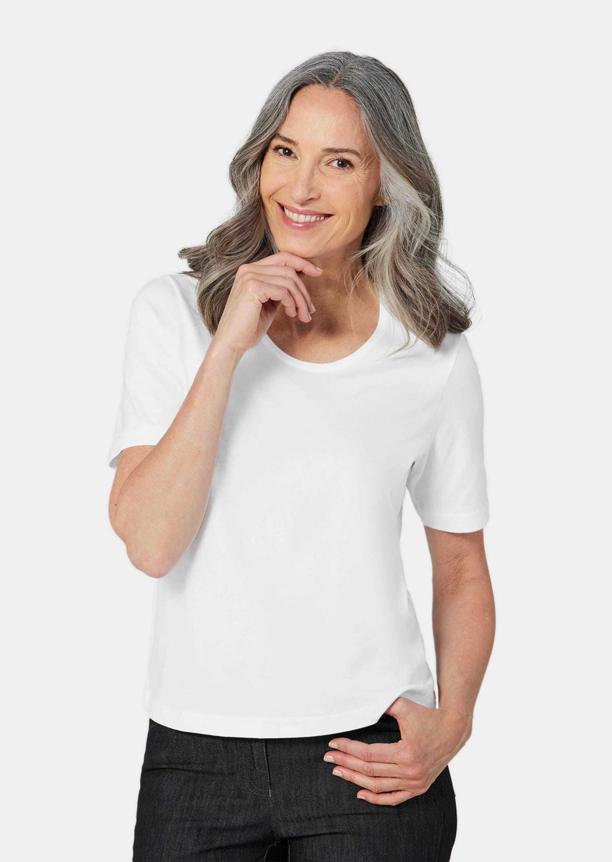 GOLDNER Kurzarmshirt "Kurzgröße T-Shirt im 3er-Pack" keine/nicht relevant günstig online kaufen