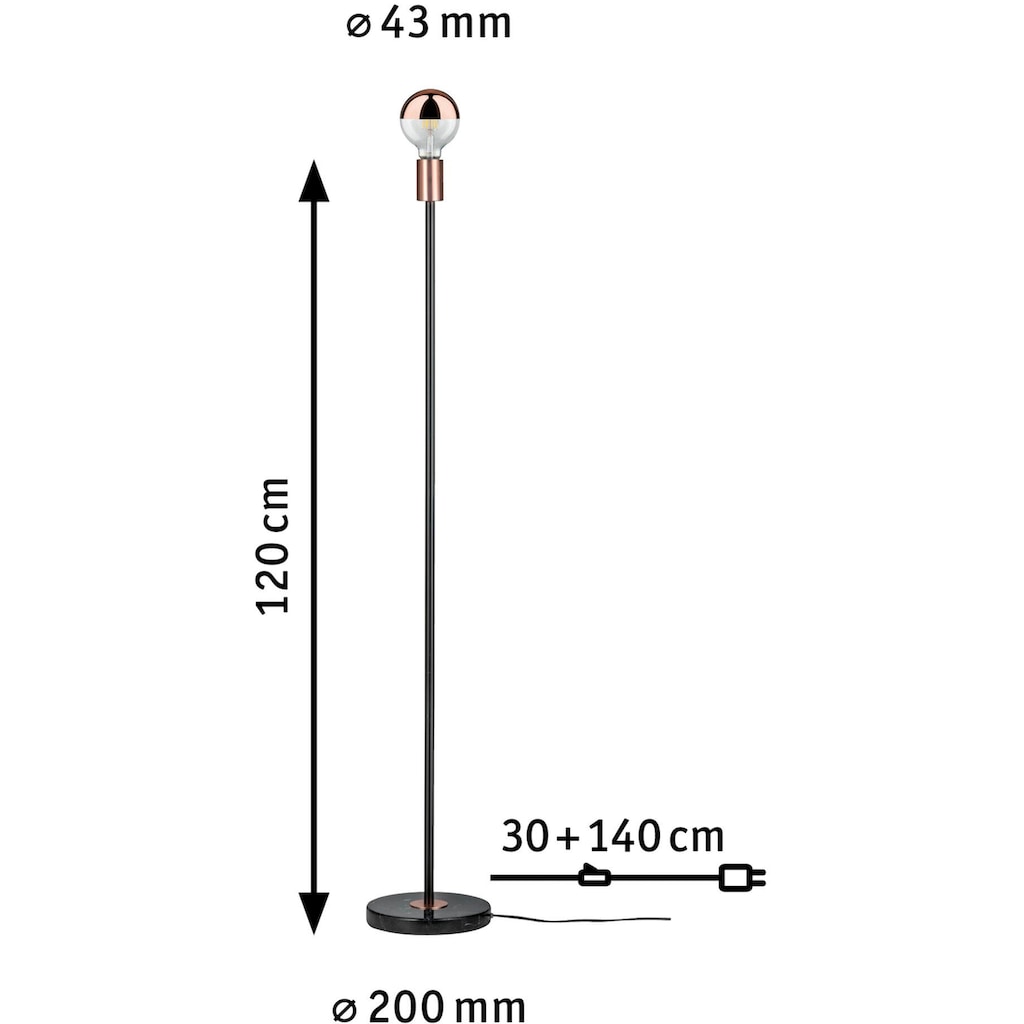 Paulmann LED Stehlampe »Nordin«, 1 flammig-flammig