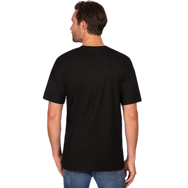 Trigema T-Shirt »TRIGEMA T-Shirt mit TRIGEMA-Logo« ▷ kaufen | BAUR