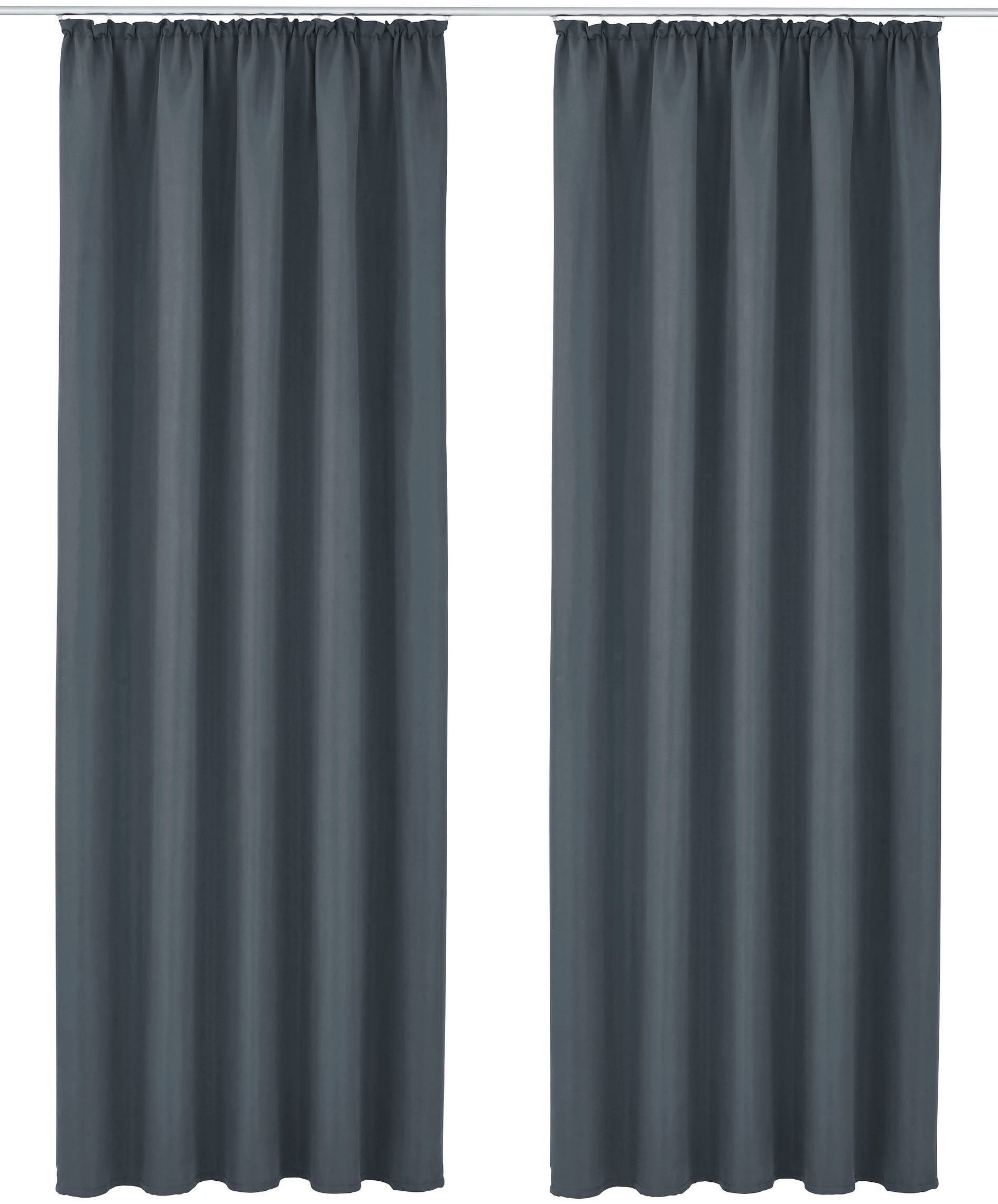 Bruno Banani Vorhang "Lagan" Kräuselband 2 Stk. tlg. 2-er Set, gewebt, Micr günstig online kaufen