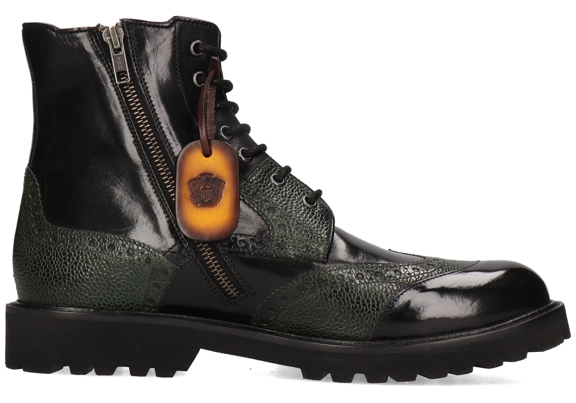 Melvin & Hamilton Schnürstiefel »Pierce 29 - vegetabil gegerbt«, Chunky Boots, Freizeitschuh, Winterstiefel mit Profillaufsohle