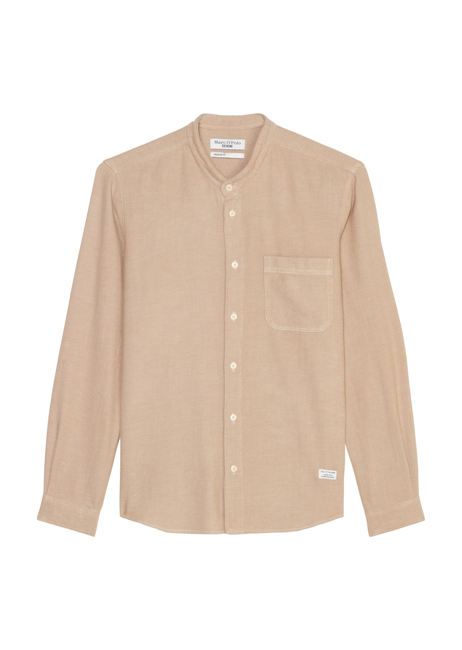 Marc O'Polo DENIM Langarmhemd »aus weichem Bio-Baumwoll-Twill«