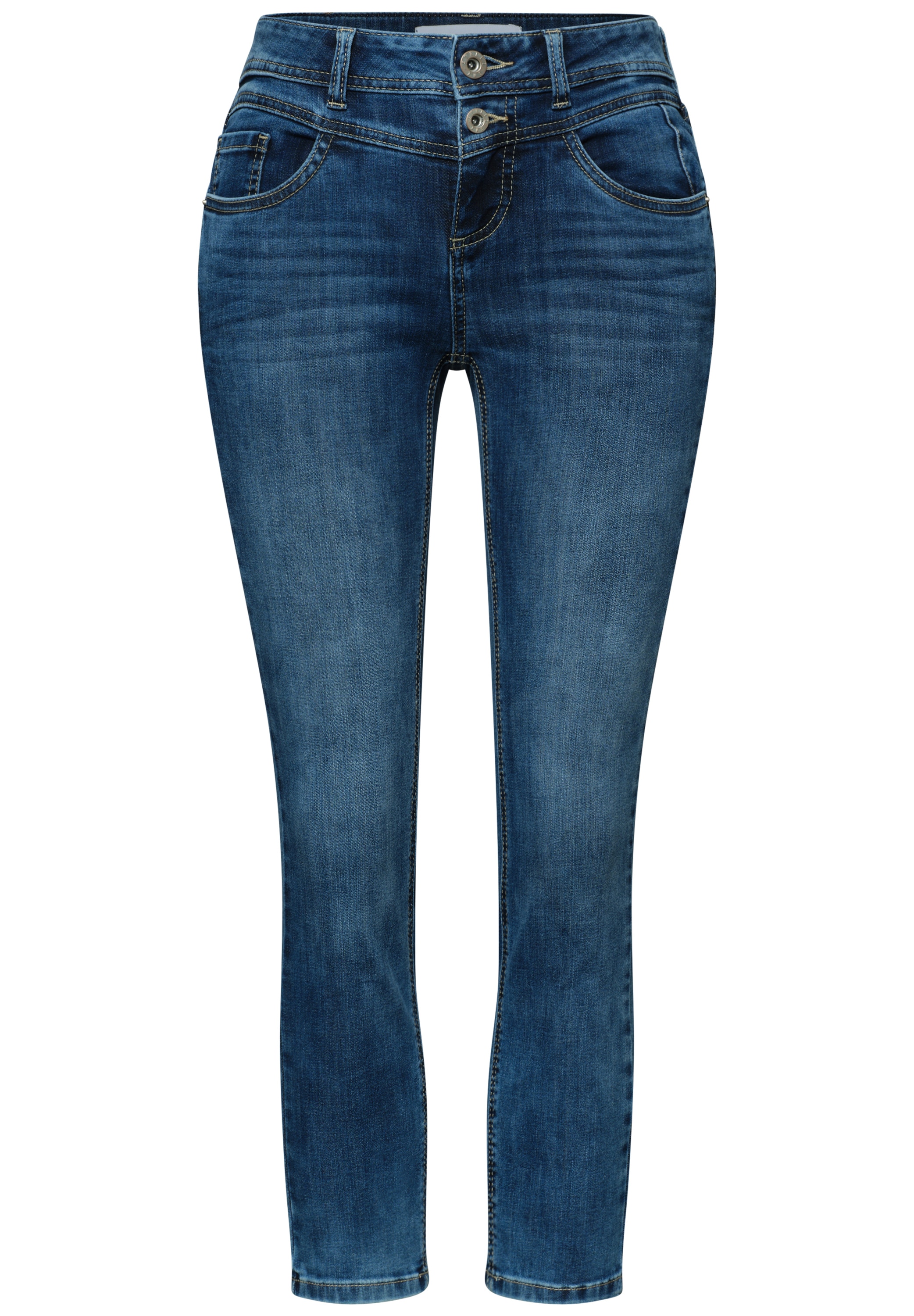 STREET ONE Slim-fit-Jeans Middle Waist
