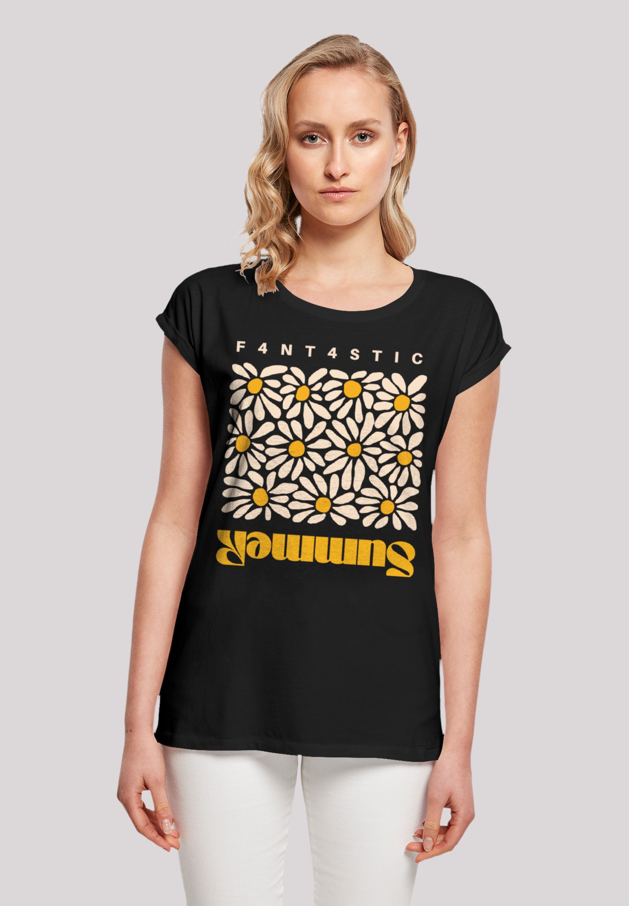 F4NT4STIC T-Shirt "Summer Sunflower", Print