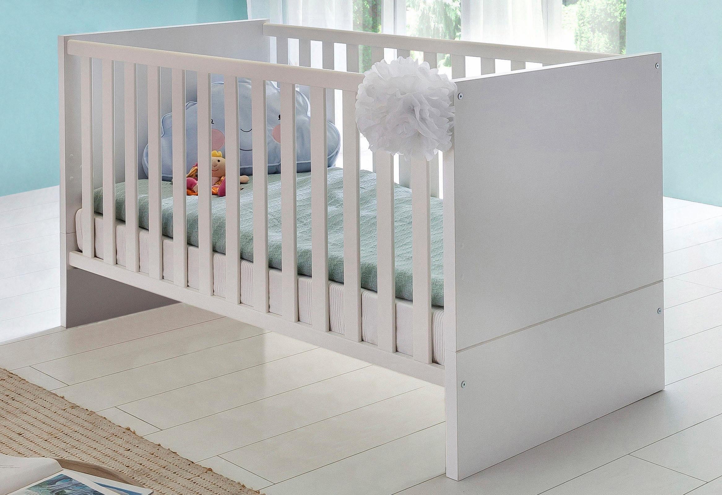 Wimex Babyzimmer-Komplettset »Cannes«, (Set, 3 St.), Bett + Wickelkommode + 3 trg. Schrank