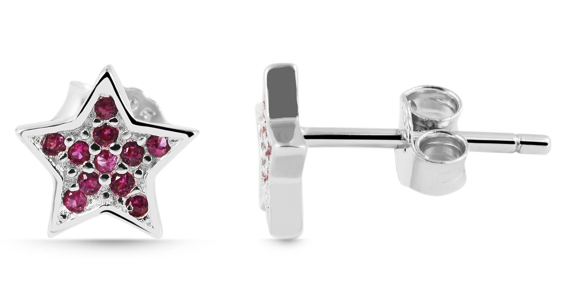 Adelia´s Paar Ohrhänger "Ohrringe – Ohrstecker aus 925 Silber mit Zirkonia" Ein Geschenk, das Freude macht