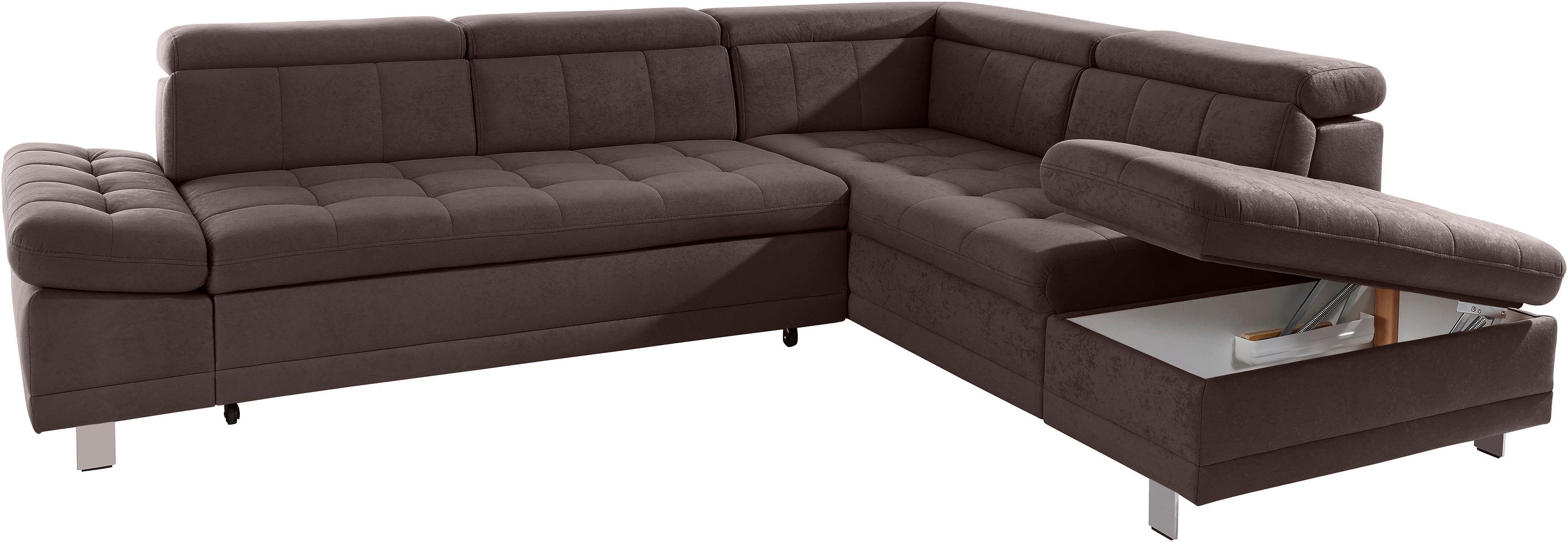 Thumbnail - sit&more Ecksofa "Limit L-Form", wahlweise mit Bettfunktion und Bettkasten