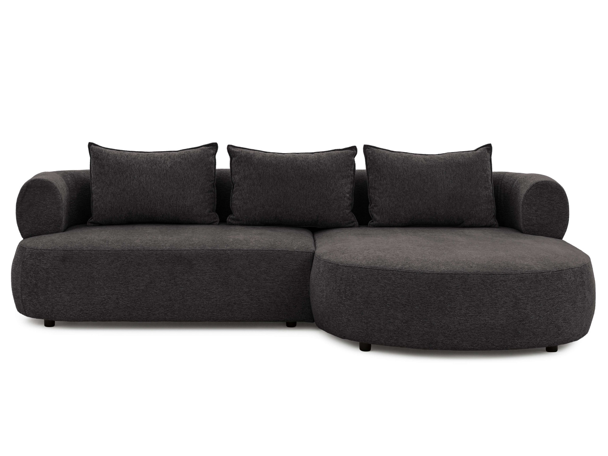 Home affaire Ecksofa "LUSSAC L-Form Design-Sofa mit Zierkissen, Maße B/T/H: günstig online kaufen