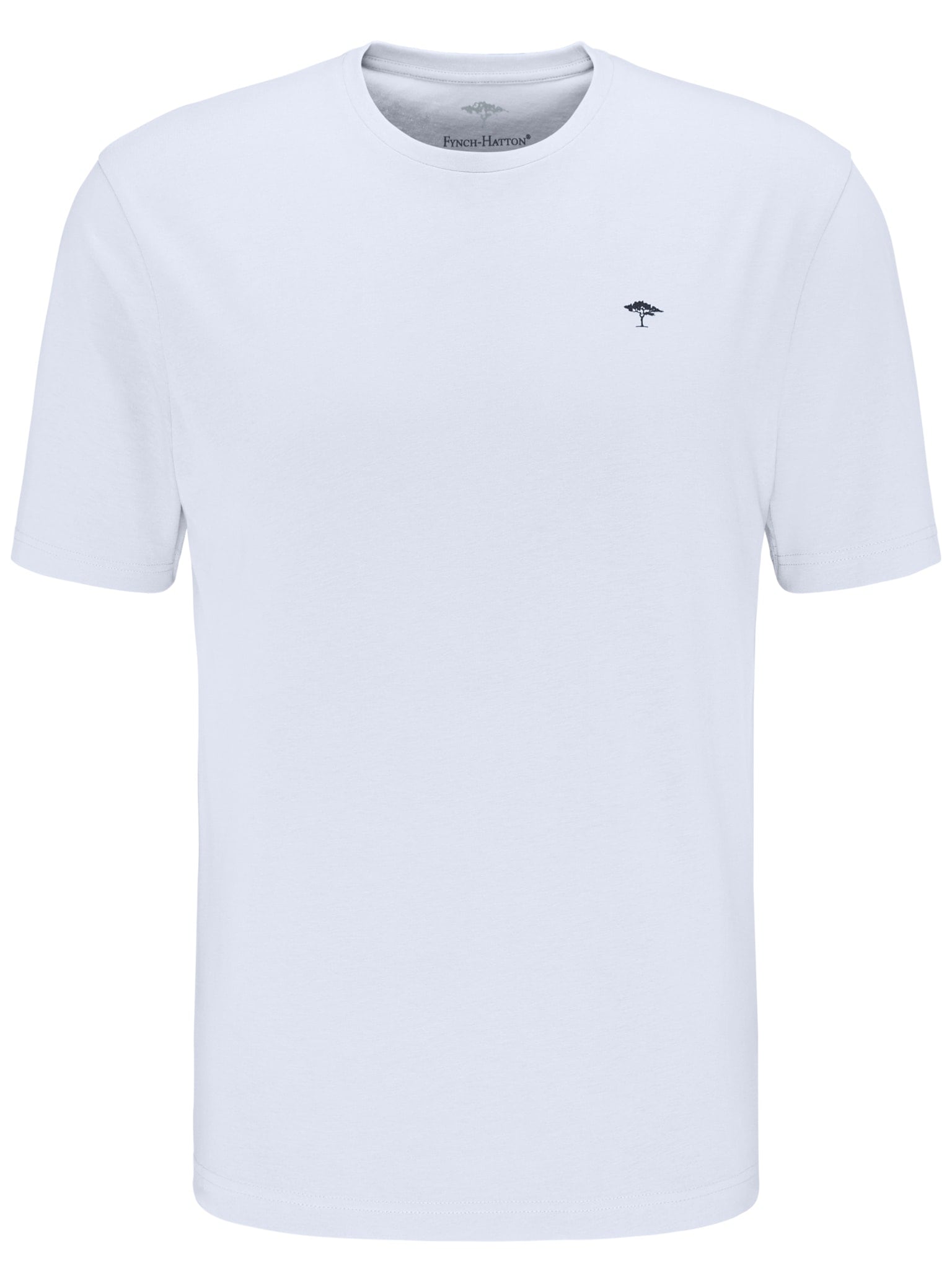 FYNCH-HATTON T-Shirt, mit Rundhals und Logo-Stickerei günstig online kaufen