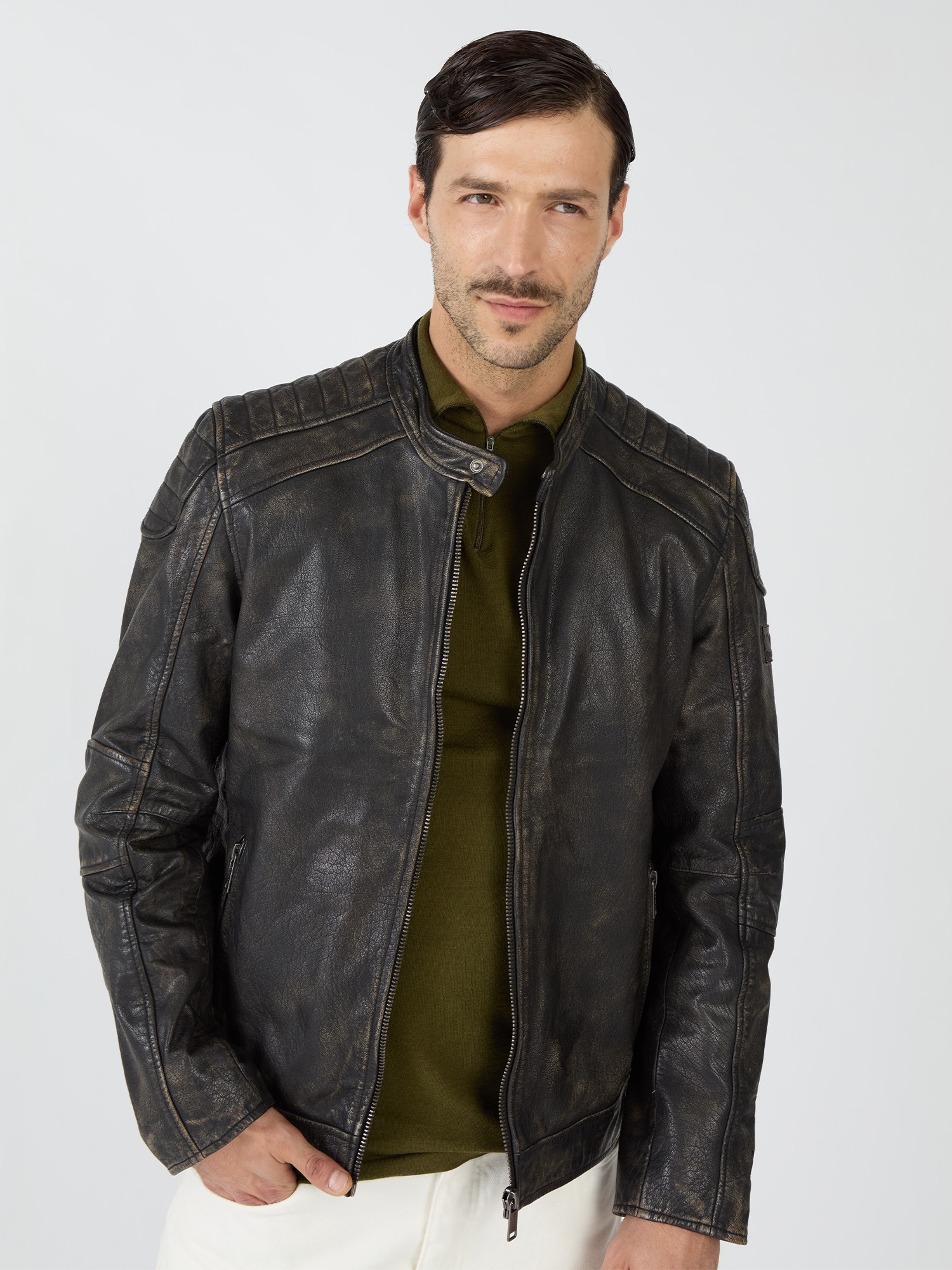 MUSTANG Lederjacke "31025019" günstig online kaufen