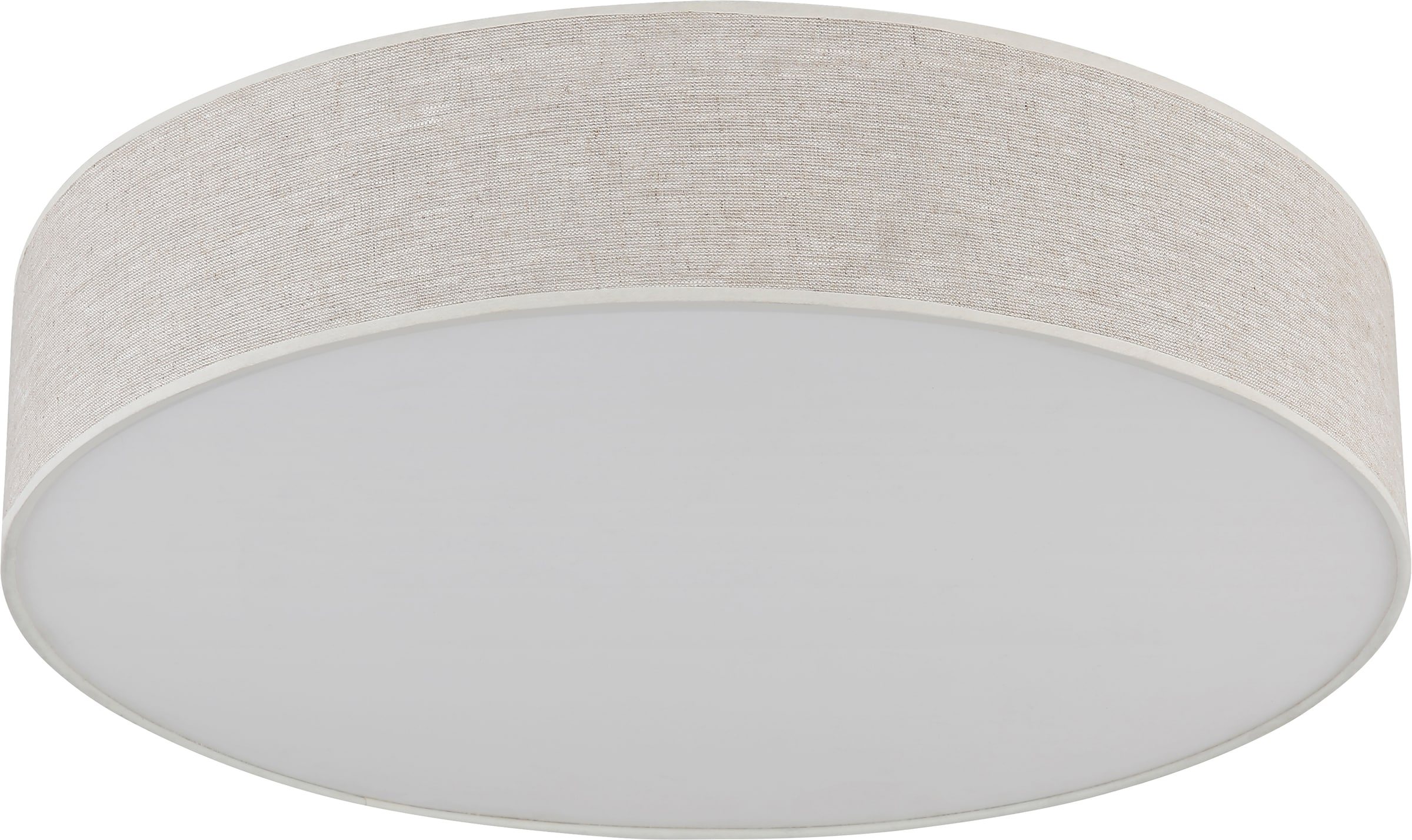 NOWA Deckenleuchte »JULE« E27 1 Stk. Deckenleuchte mit Leinen & Kunststoff, warmes Licht, modern & schlicht