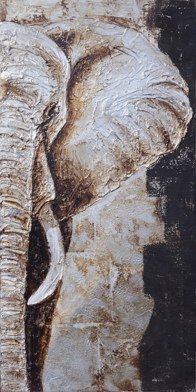 Bönninghoff Ölbild »Ölgemälde, Elefant«, (1 St.), handgefertigt