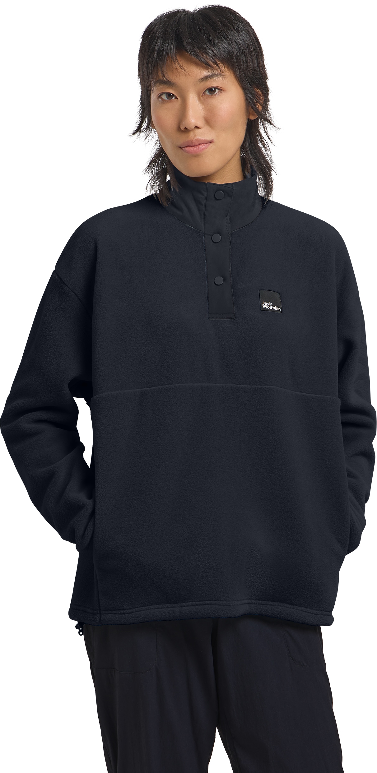 Jack Wolfskin Fleecejacke "SUMETRO HZ W" warmer Midlayer, mit zwei Eingrifftaschen, atmungsaktiv