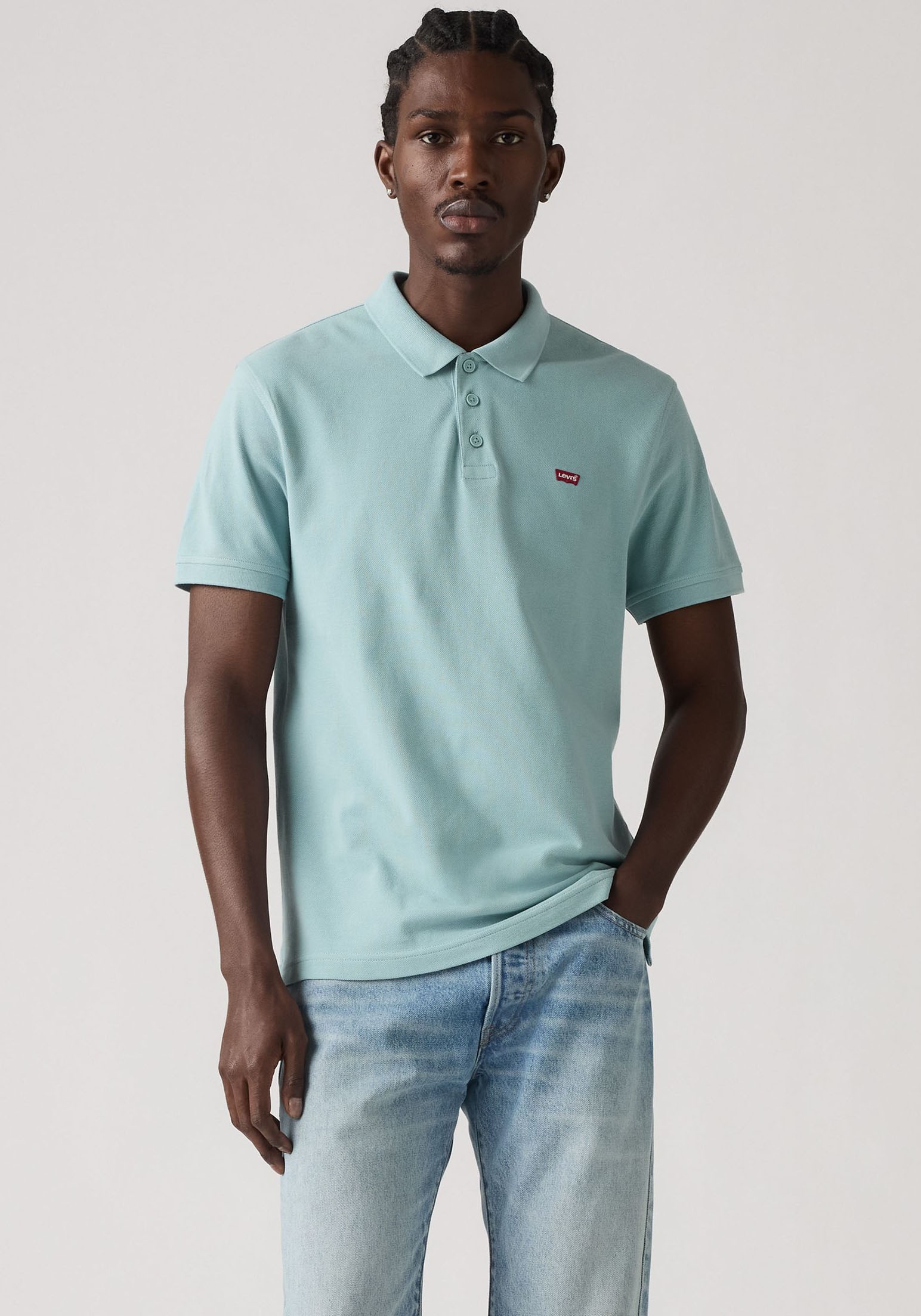 Levis "LE NEW LEVIS HM POLO" mit kleinem Batwing-Logo günstig online kaufen