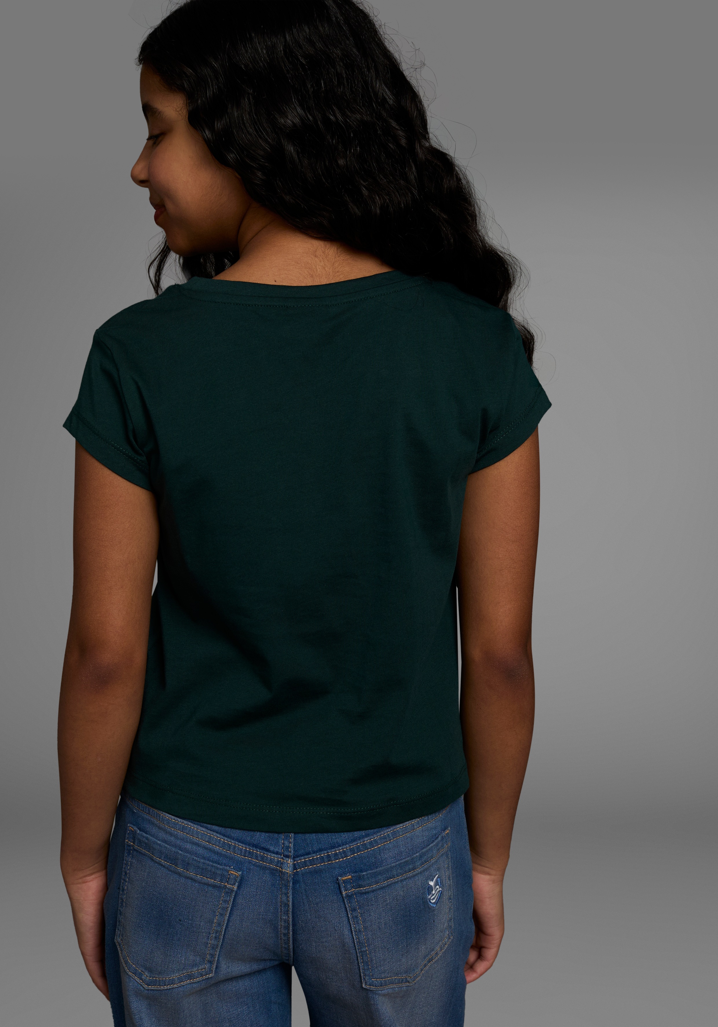 Thumbnail - KIDSWORLD T-Shirt "New York - Print" Kurzarm, gerade Passform, mit stylischem Druck