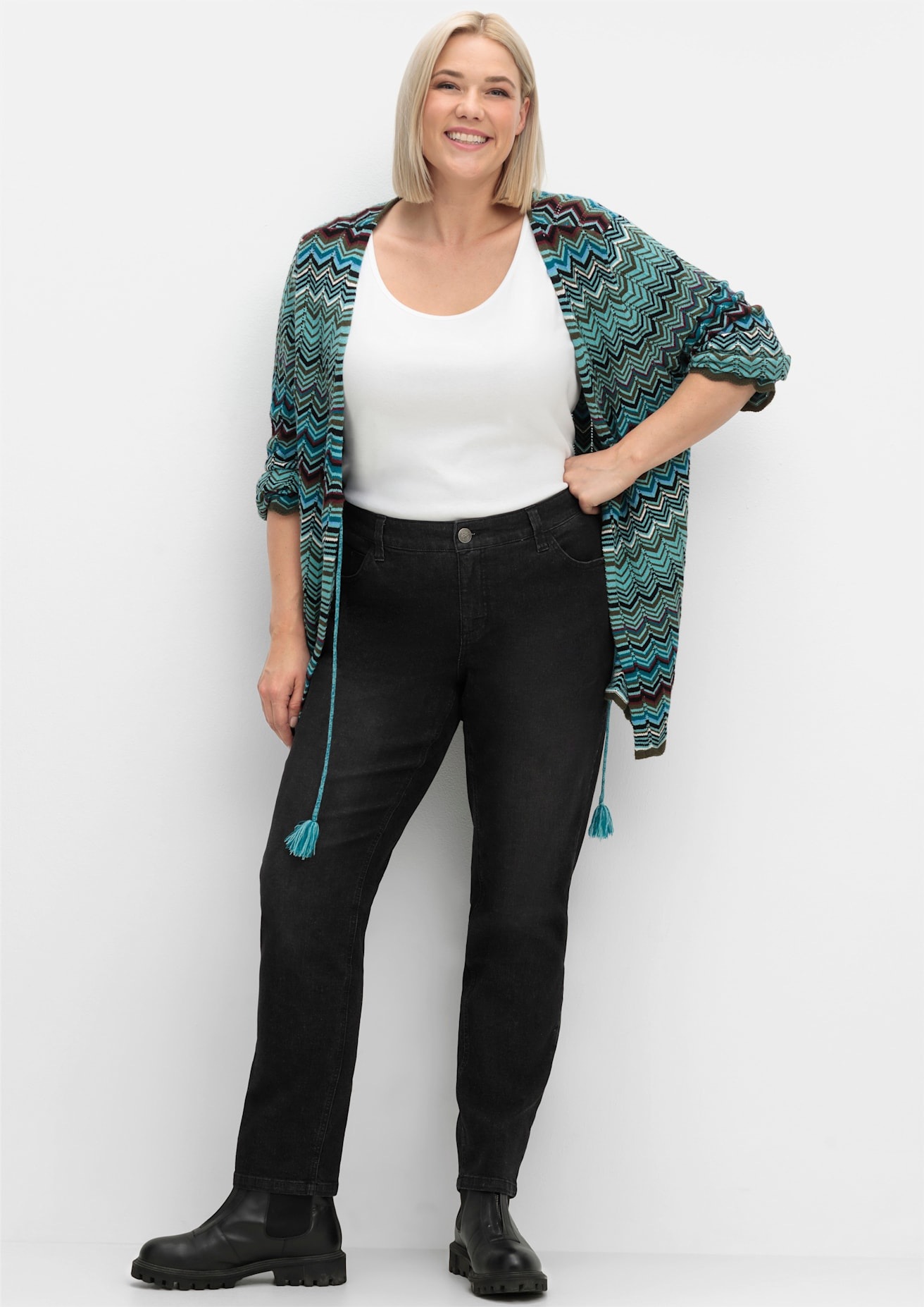 Sheego Bequeme Jeans 1 Stk. tlg. günstig online kaufen