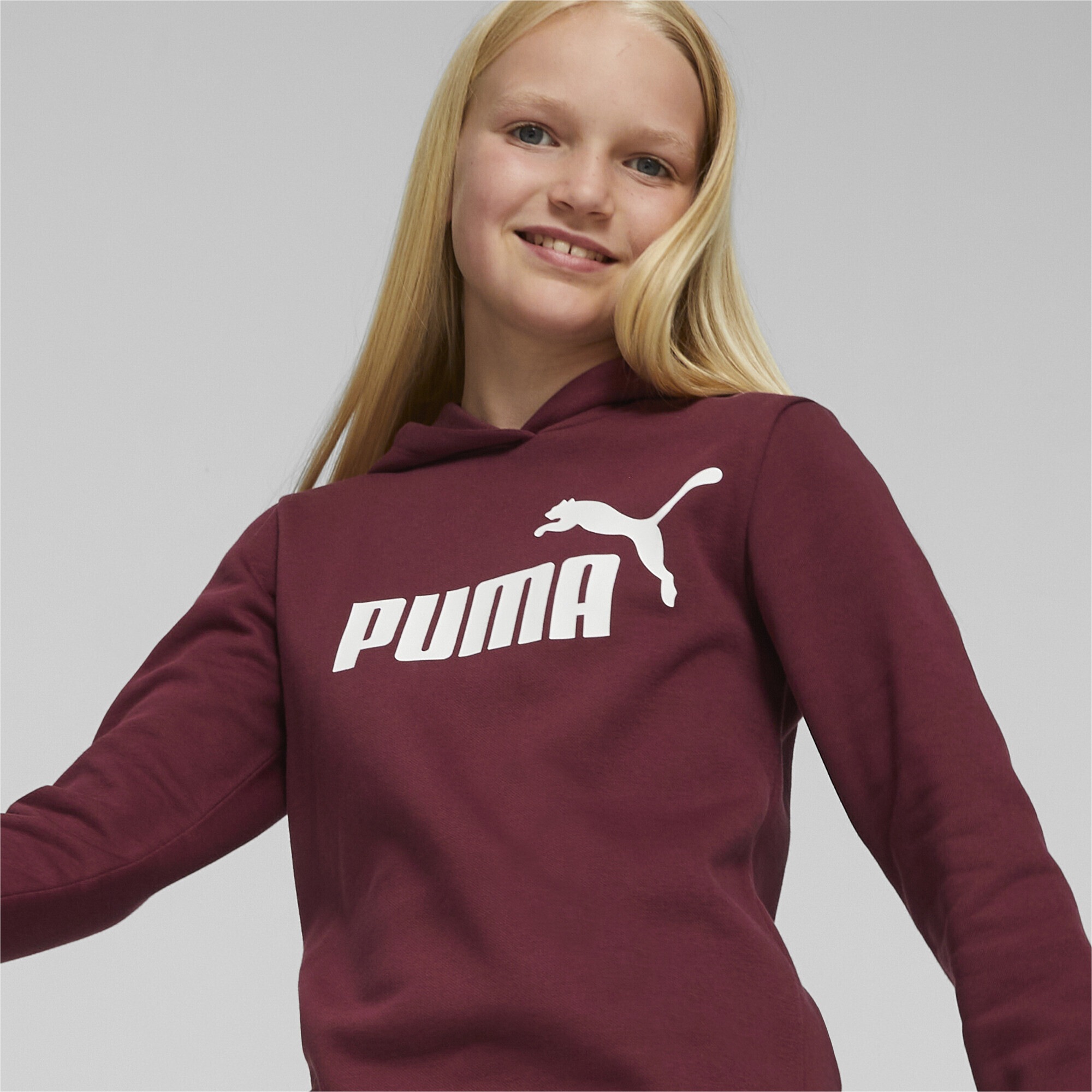 PUMA Sweatkleid »Essentials Logo Kapuzenkleid | BAUR Jugend« kaufen