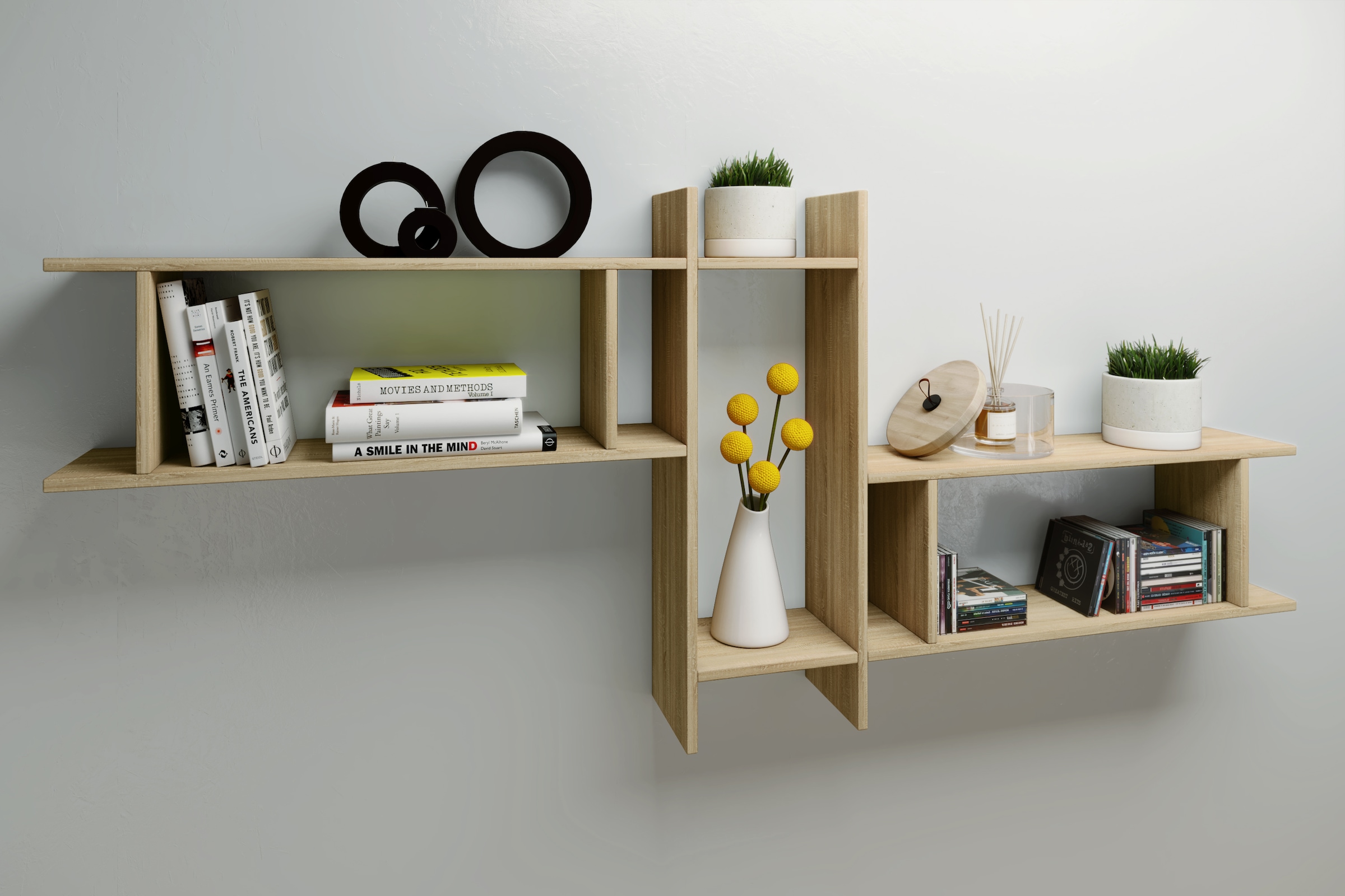 VCM Wandregal »Holz Wandregal Wandboard Hängeregal Board SirolaXL«