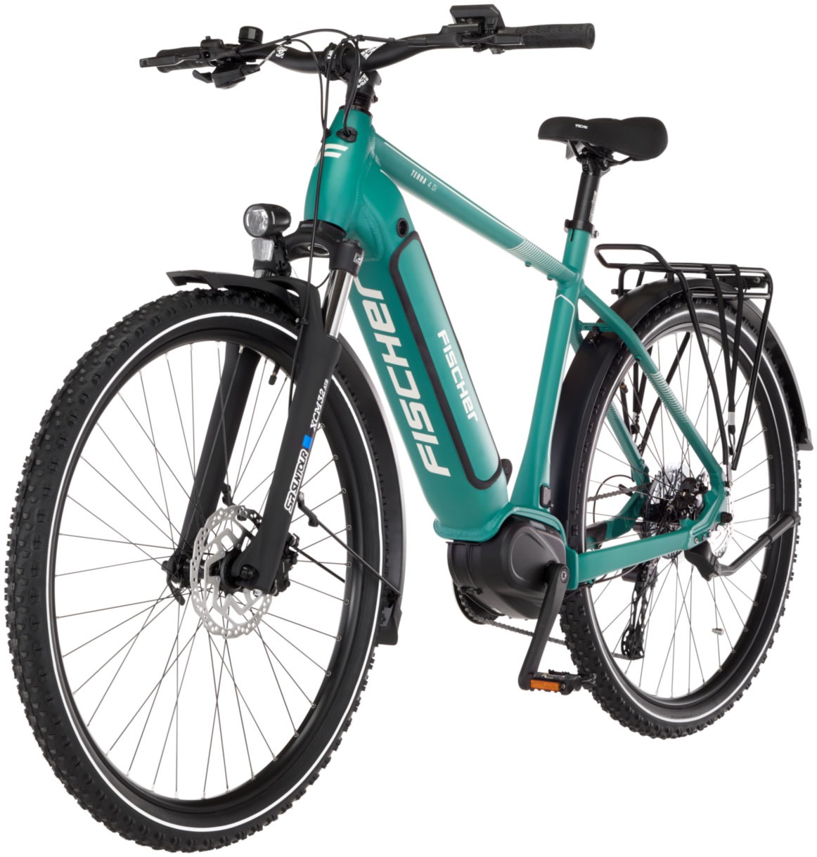 FISCHER Fahrrad E-Bike »TERRA 4.0i 630 55«, 10 Gang, Shimano, CUES, (mit Akku-Ladegerät-mit Werkzeug)
