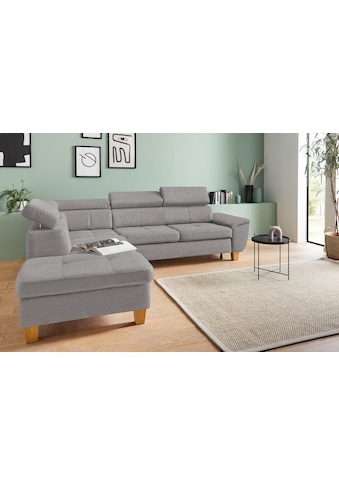 exxpo - sofa fashion Ecksofa »Enya« su Kopfteilverstellung ...