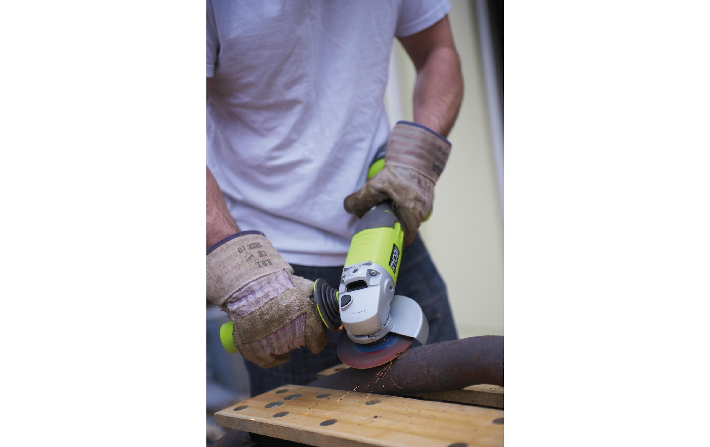 RYOBI Akku-Winkelschleifer »RYOBI R180AG-0, Solo, Ø 115 mm«