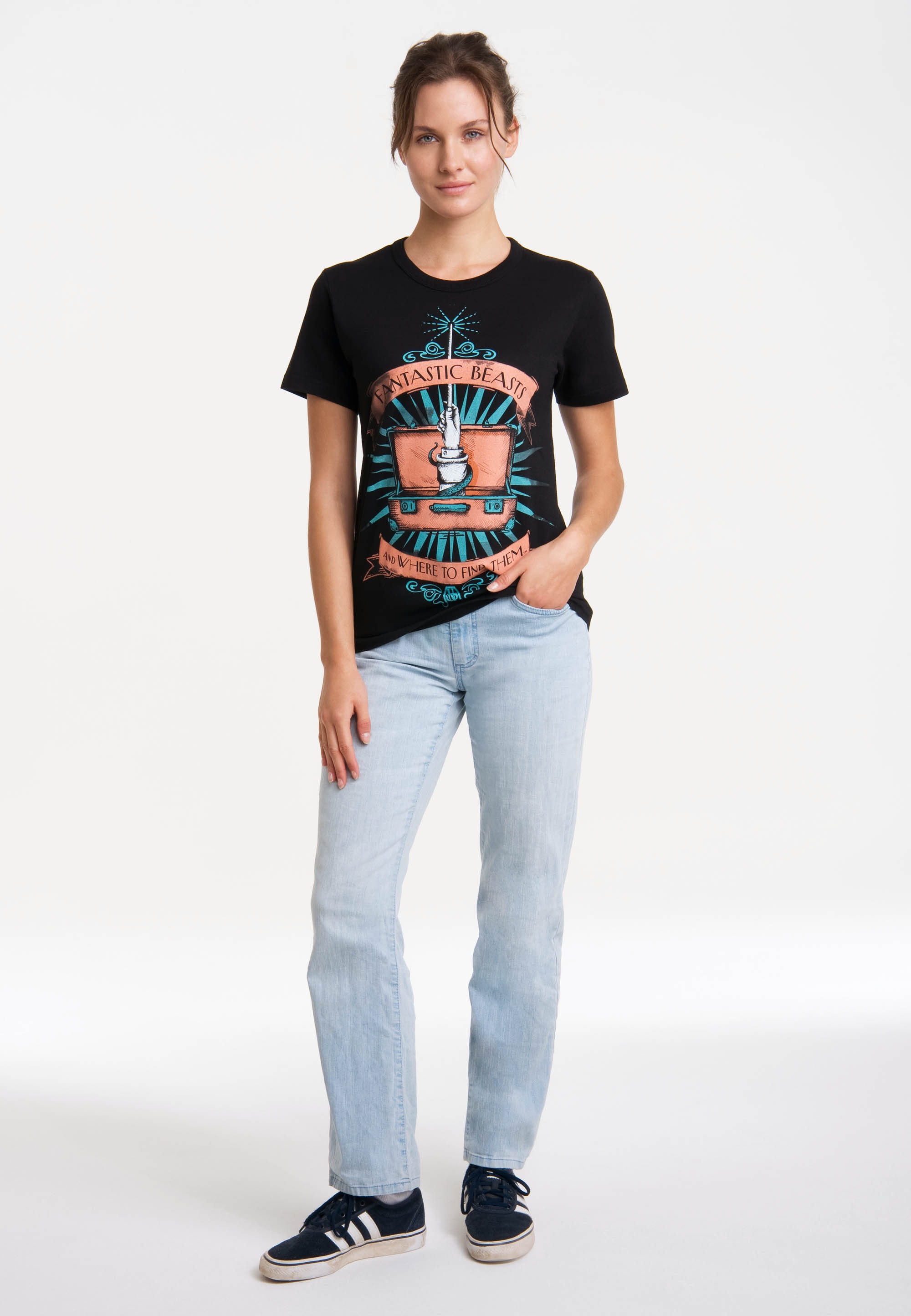 LOGOSHIRT T-Shirt »Fantastic Beasts And Where To Find Them«, mit lizenziertem Print