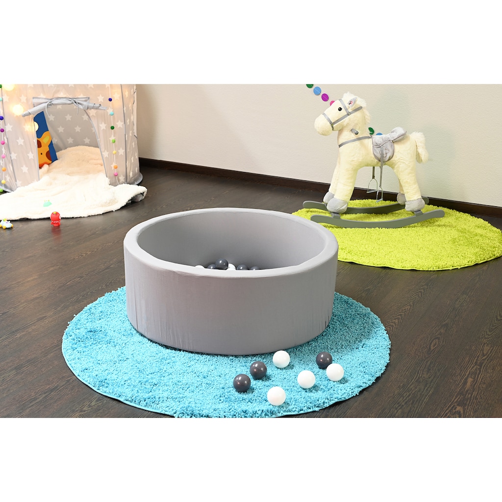 Knorrtoys® Bällebad »Soft, Grey«