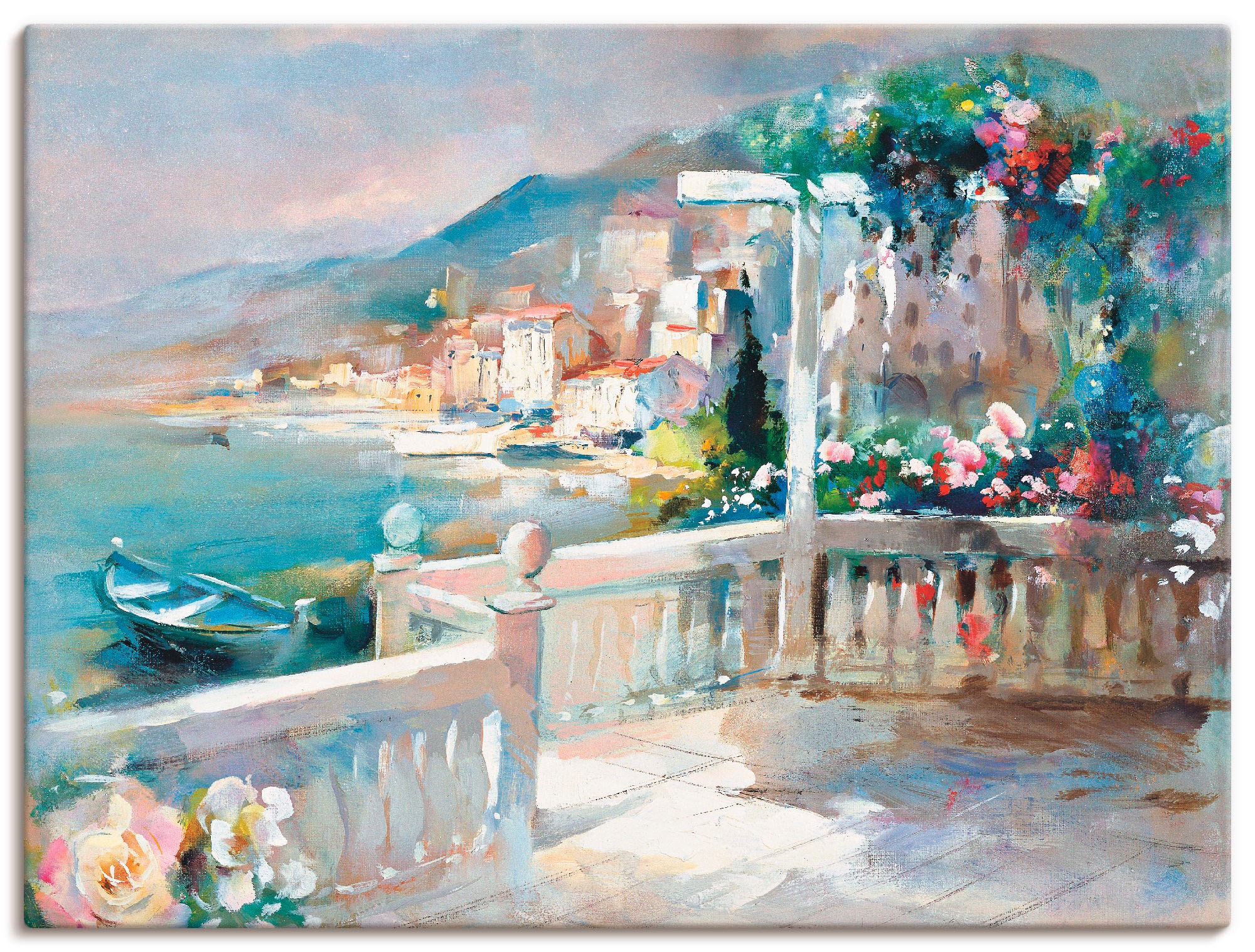 Artland Leinwandbild "Wunderschöne Umgebung" Küste 1 Stk. tlg. auf Holzrahm günstig online kaufen