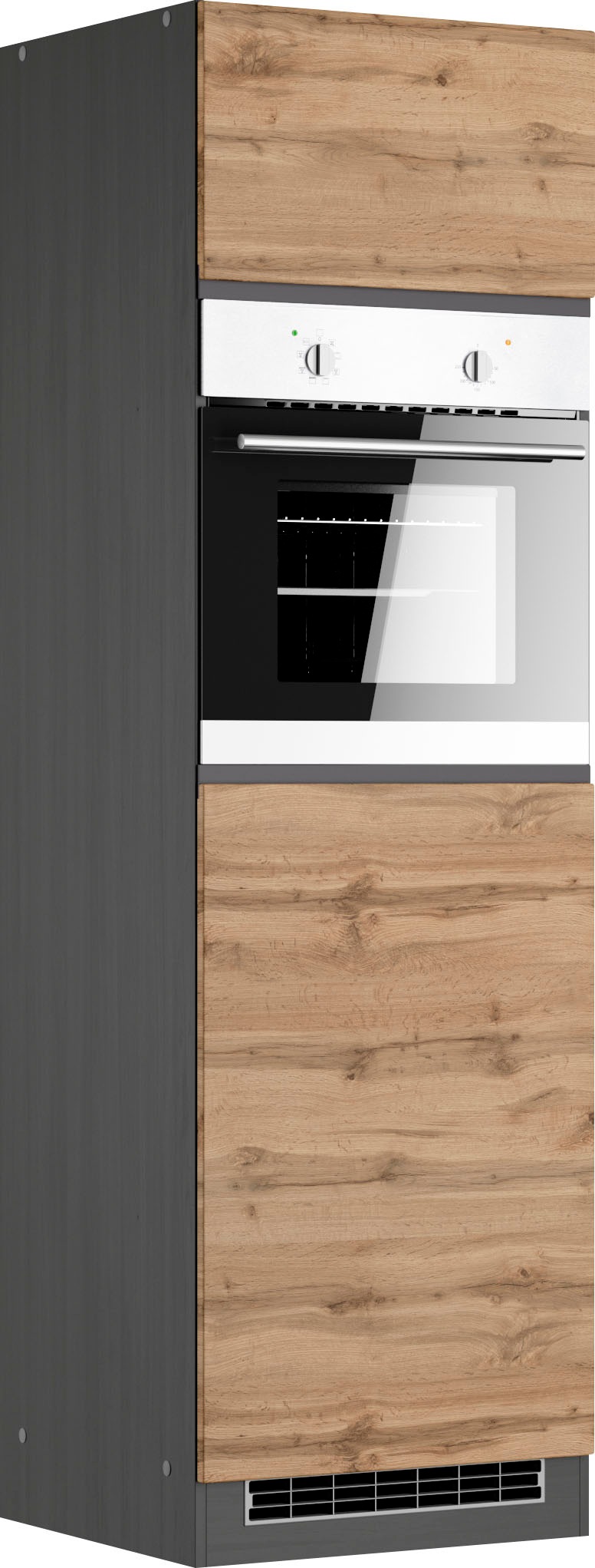 KOCHSTATION Backofenumbauschrank »KS-Riesa«, Breite 60 cm, MDF-Fronten