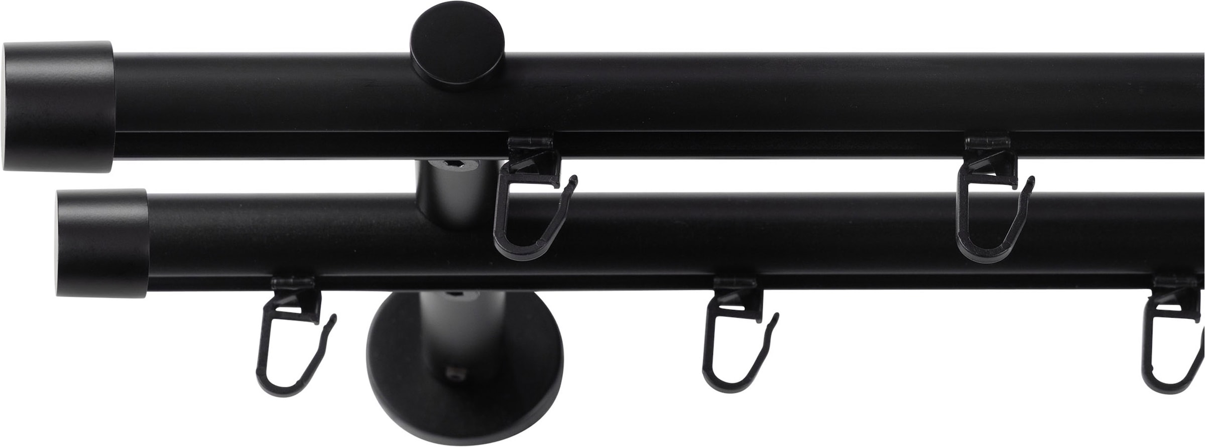 SN DECO GROUP Gardinenstange Ø 19 mm 2 läufig-läufig Fixmaß;kürzbar