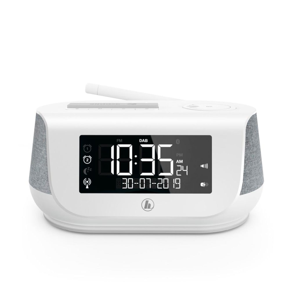 Hama Digitalradio (DAB+) »DAB Digital Radio, Radiowecker, DAB+/FM/Bluetooth DR36SBT Ladefunktion«, (Digitalradio (DAB+)-FM-Tuner 4 W)