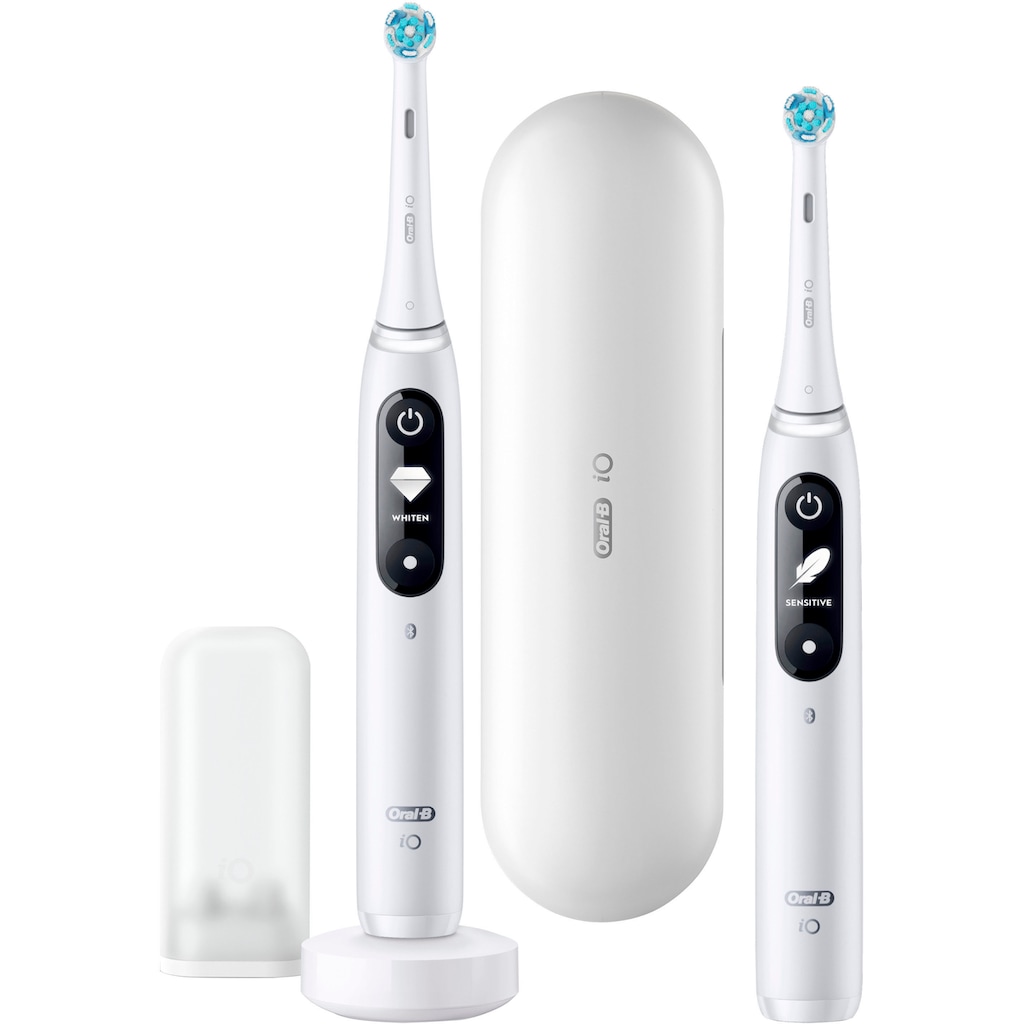 Oral-B Elektrische Zahnbürste »iO Series 7N mit 2. Handstück«, 2 St. Aufsteckbürsten, Magnet-Technologie