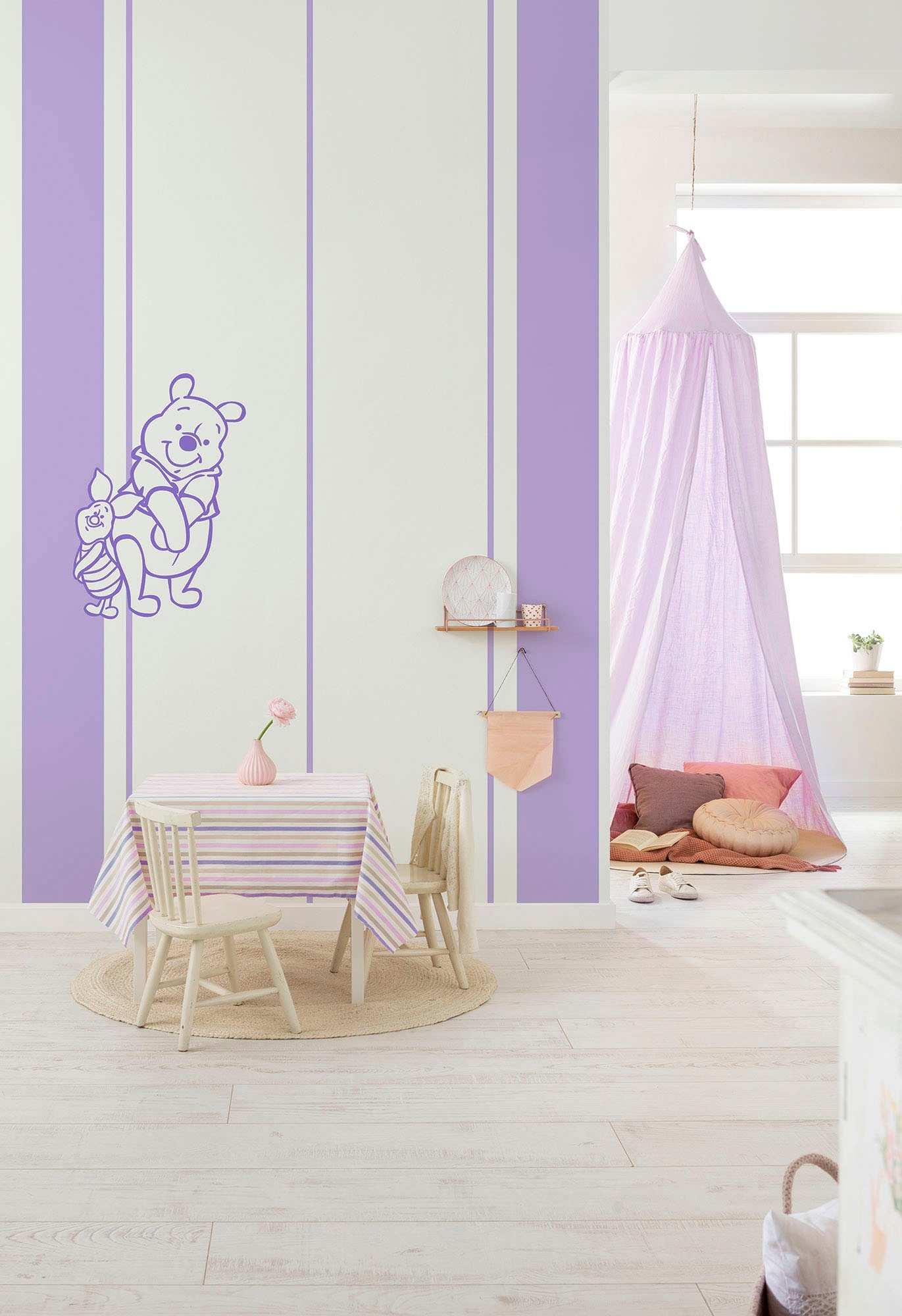 Komar Vliestapete »Winnie the Pooh Gentle«, 200x250 cm (Breite x Höhe), Kinderzimmer