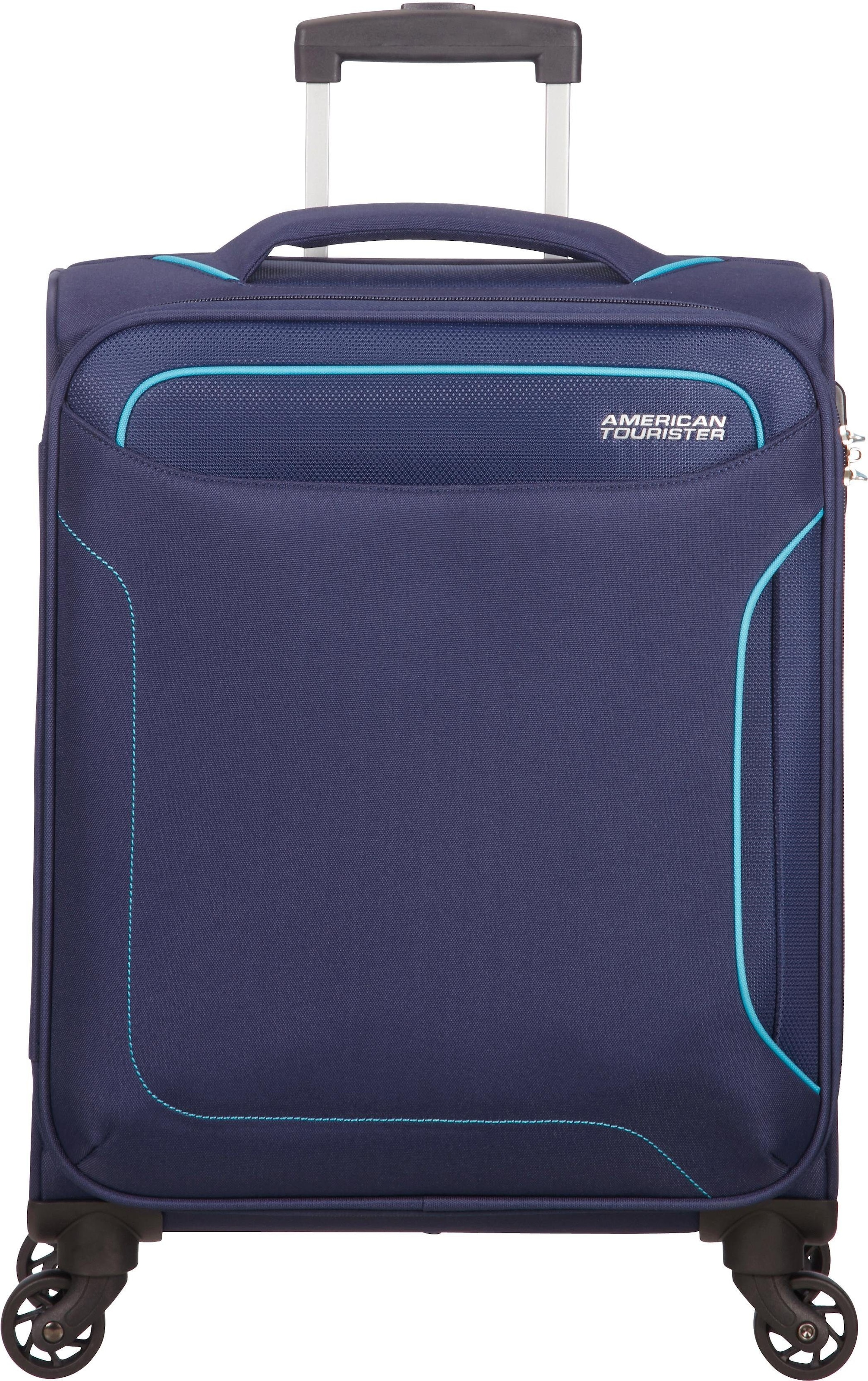 American Tourister® Weichgepäck-Trolley »Holiday Heat, 55 cm, navy«, 4 Rollen