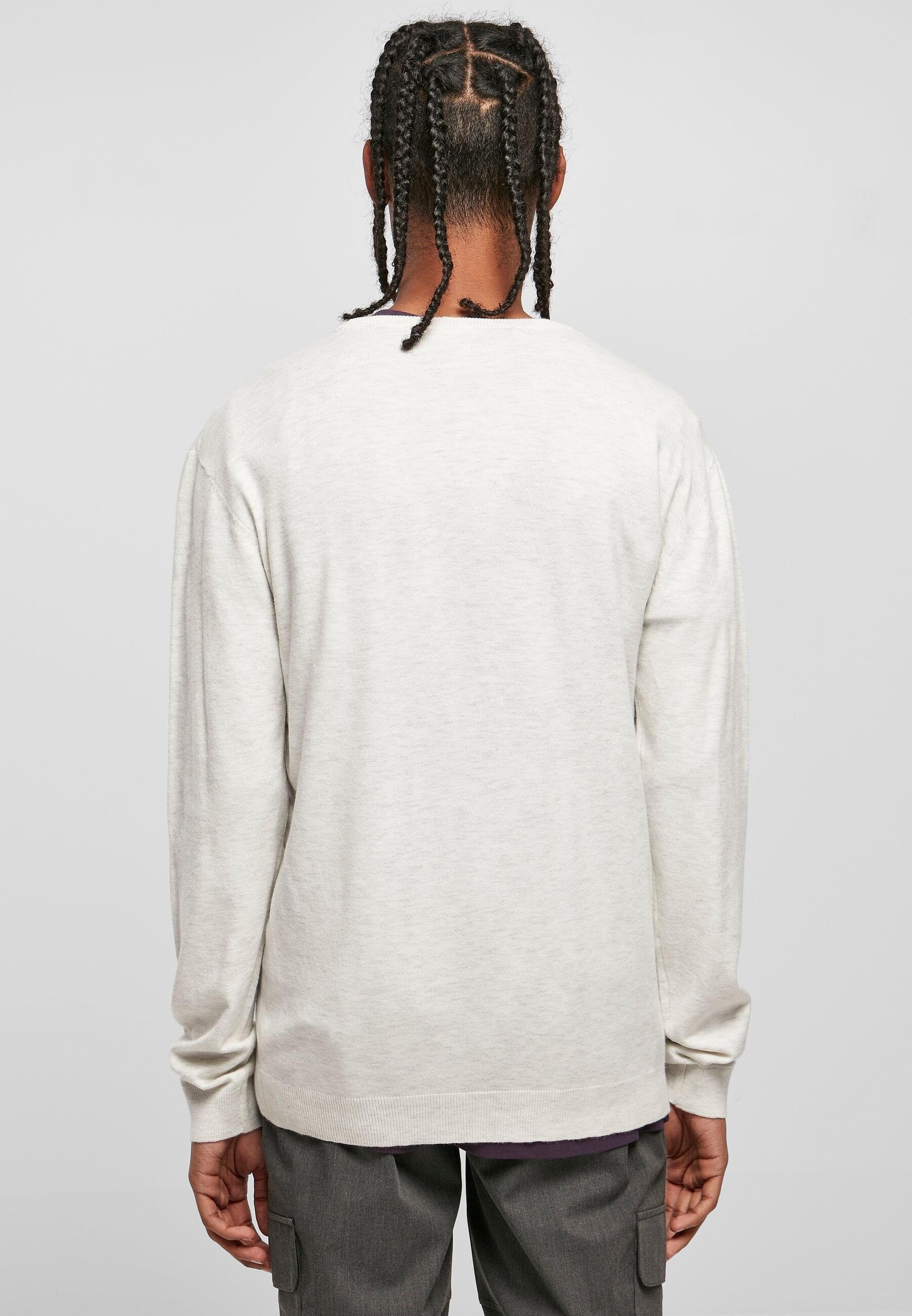 URBAN CLASSICS Rundhalspullover »Urban Classics Herren Eco Mix Sweater«